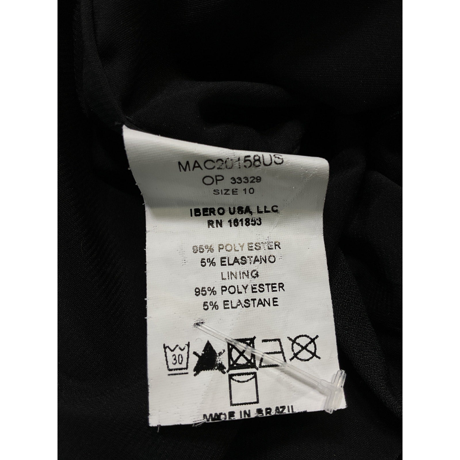 Patbo 'Cutout' Black Pearl Accent Jumpsuit Size 10