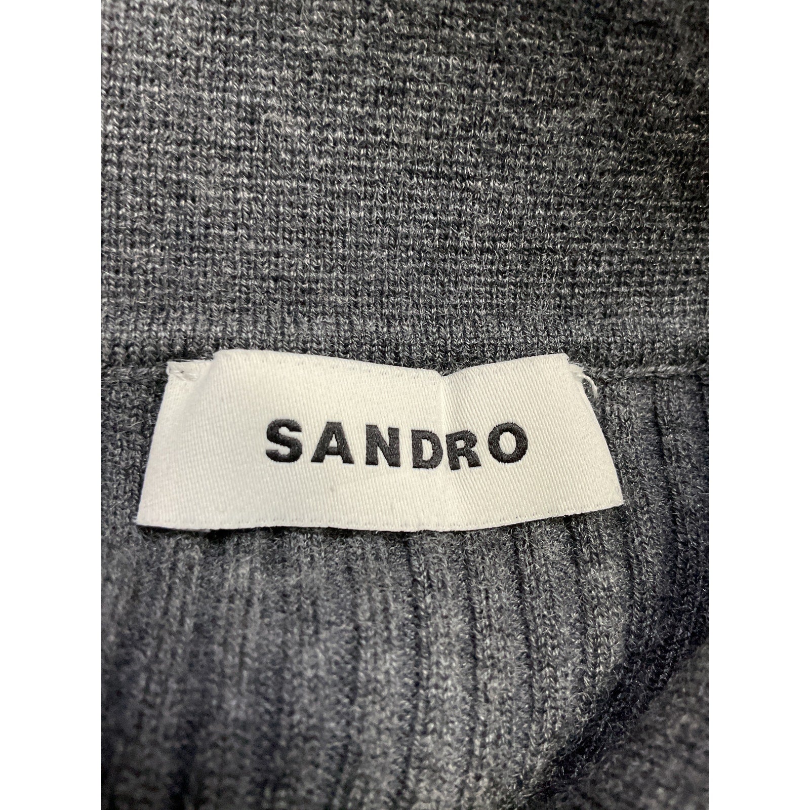 Sandro 'Harry' Gray Polo Sweater Size 0