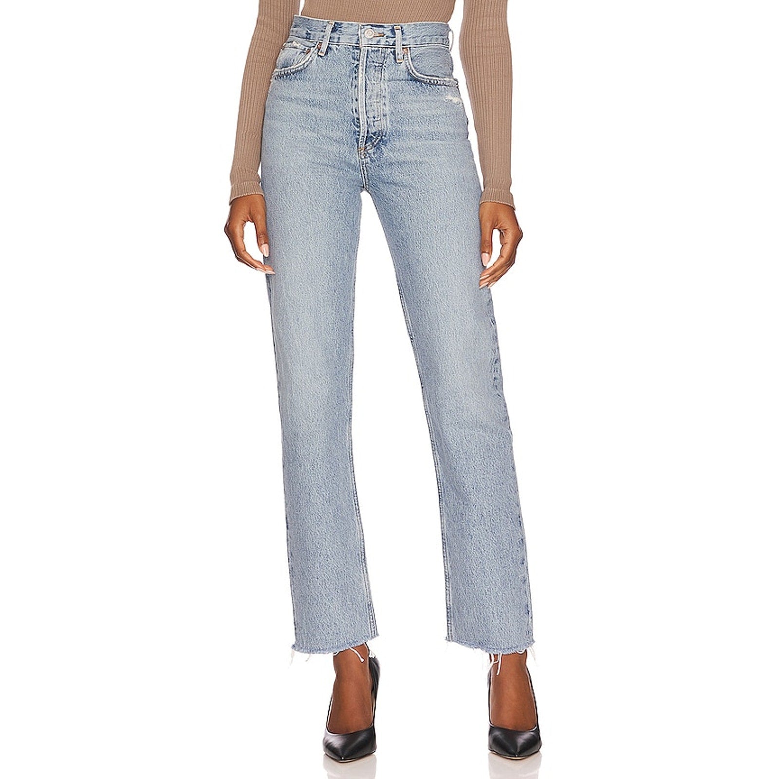 Agolde '90's' Blue Pinch Waist Denim Jean Size 30