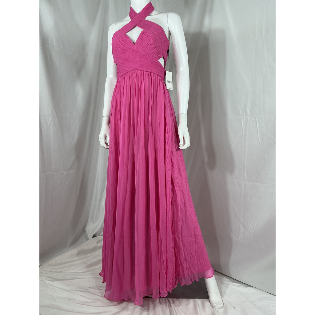 Amur 'Paula' Pink Viscose Gown Size 2 - NWT