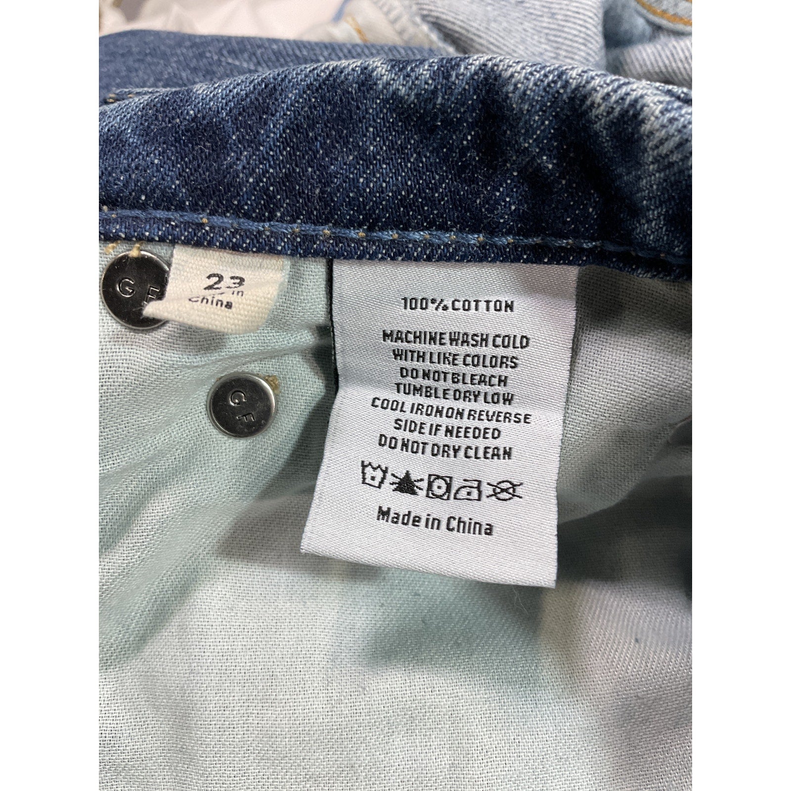 Grlfrnd 'Bella' Blue Low Rise Boyfriend Denim Jean Size 23
