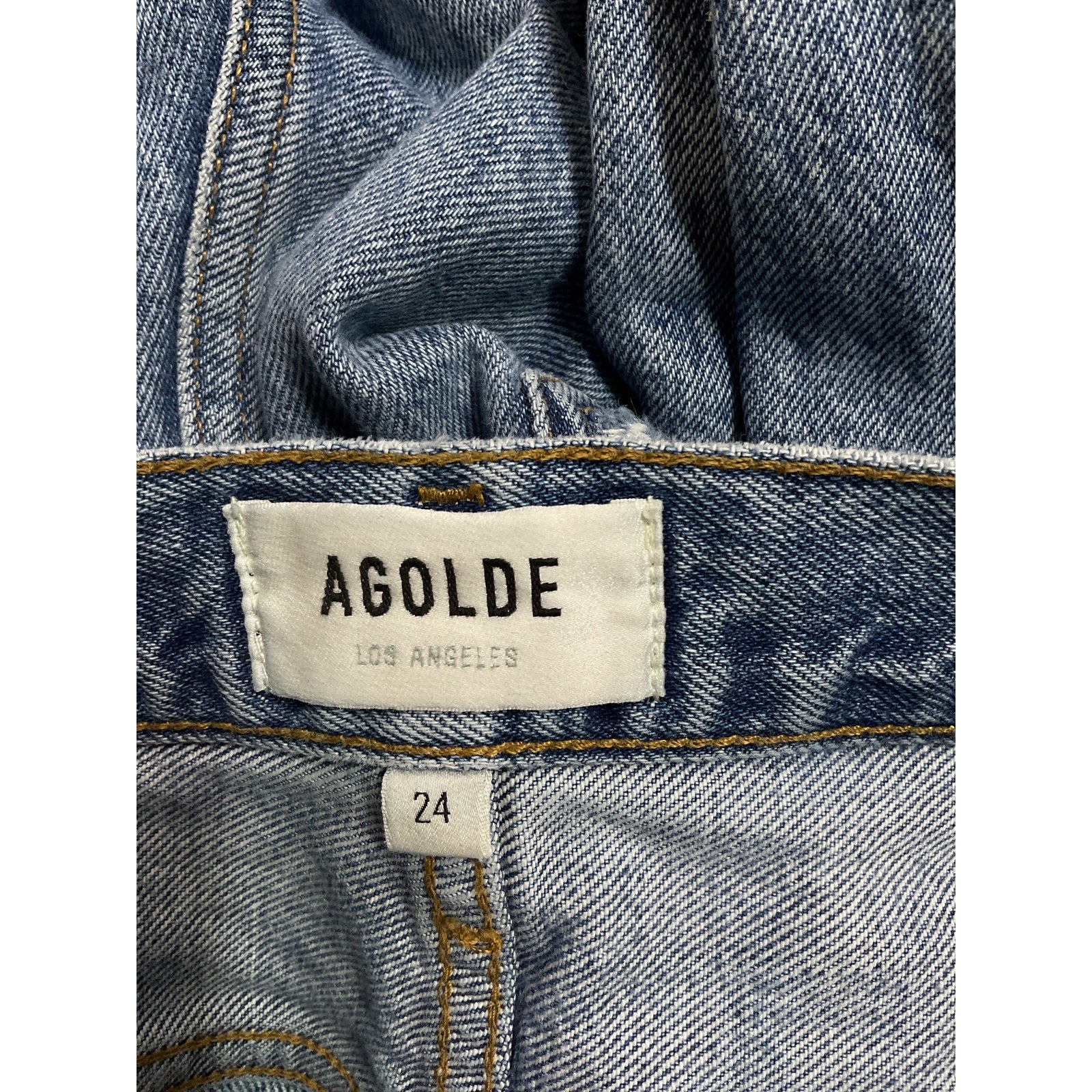 Agolde '90's' Blue Pinch Waist Deniim Jean Size 24