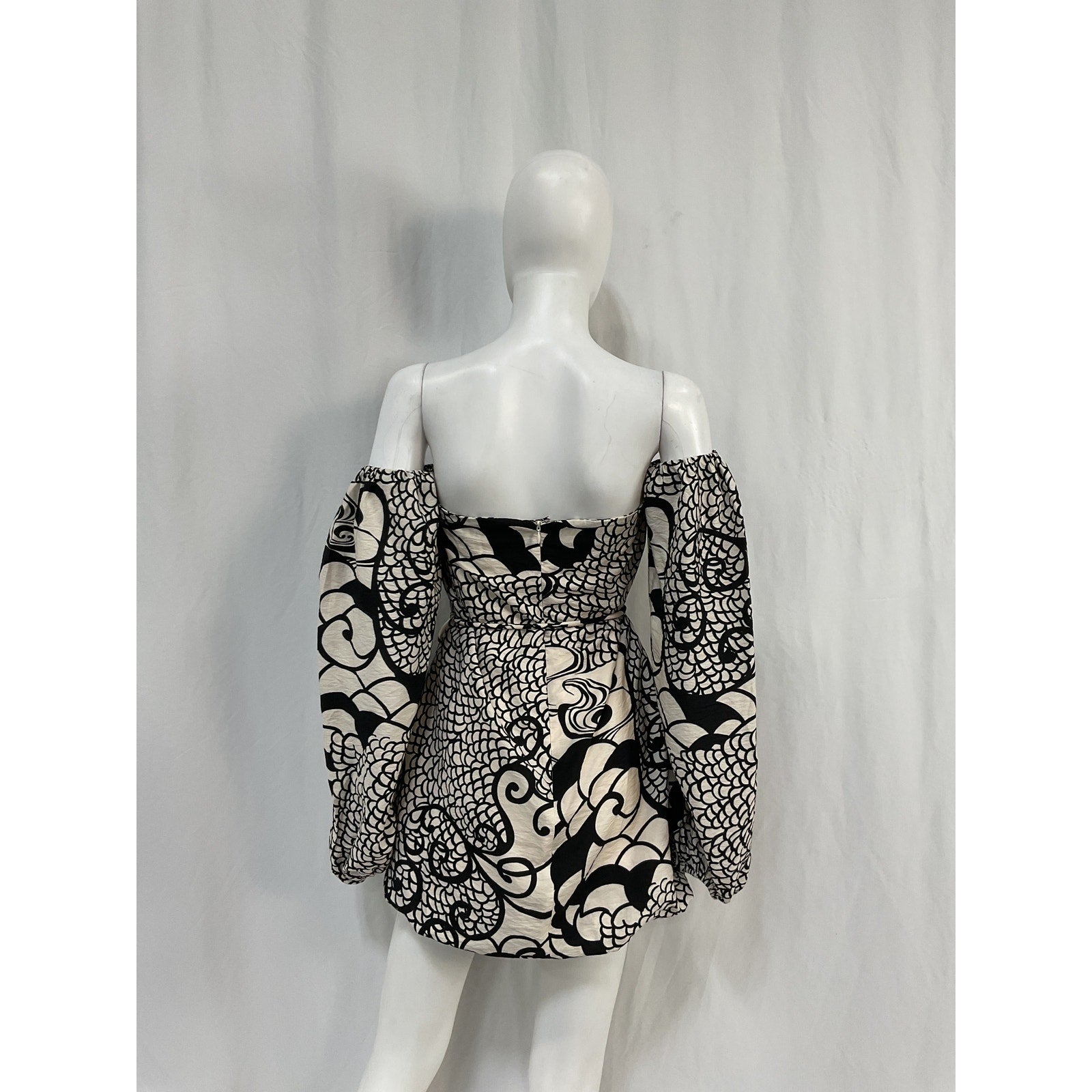 Alexis 'Ellora' Black Viscose Dress Size XXS