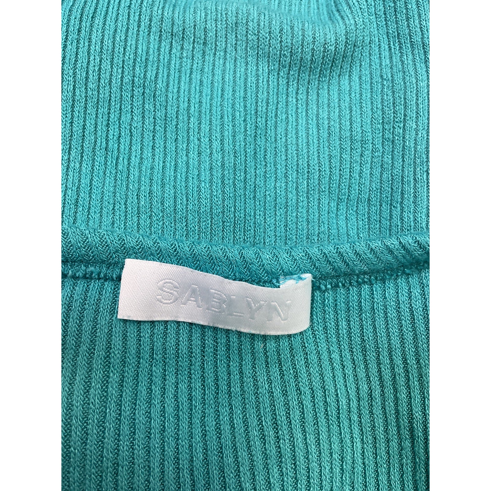 Sablyn 'Jameela' Green Spandex Tank Top Size S
