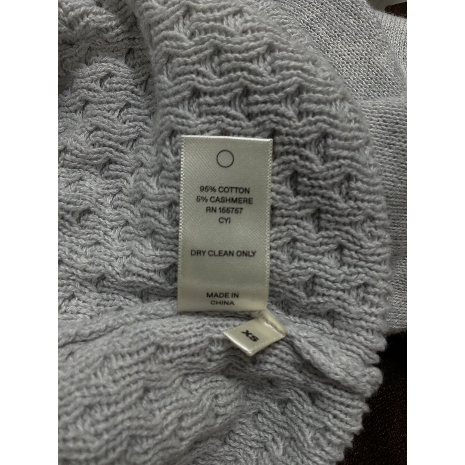 Madhappy 'Alumni' Grey Knit Sweater Size XS