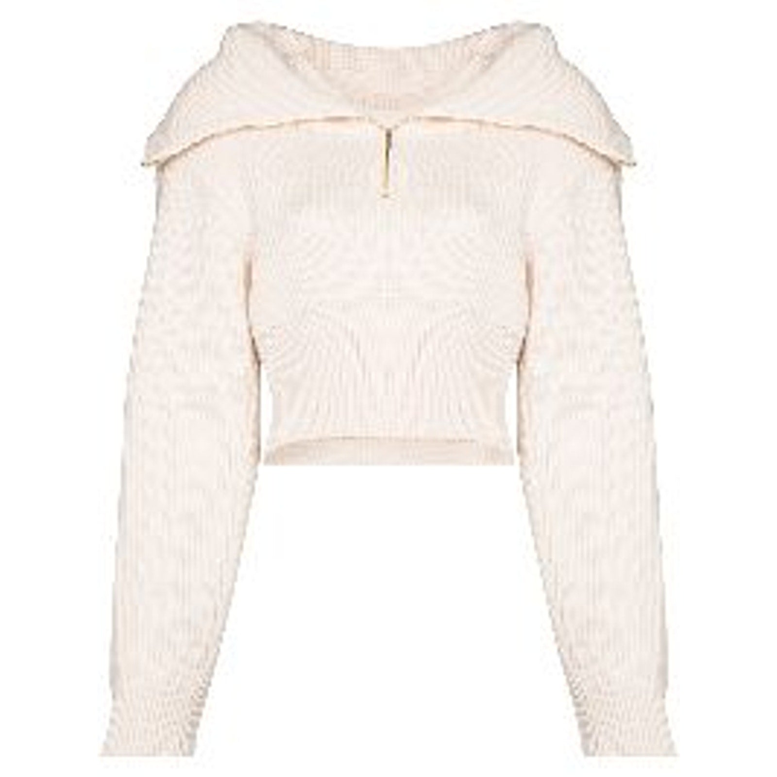 Jacquemus 'La Maille' Cream Wool Risoul Jumper Size 36