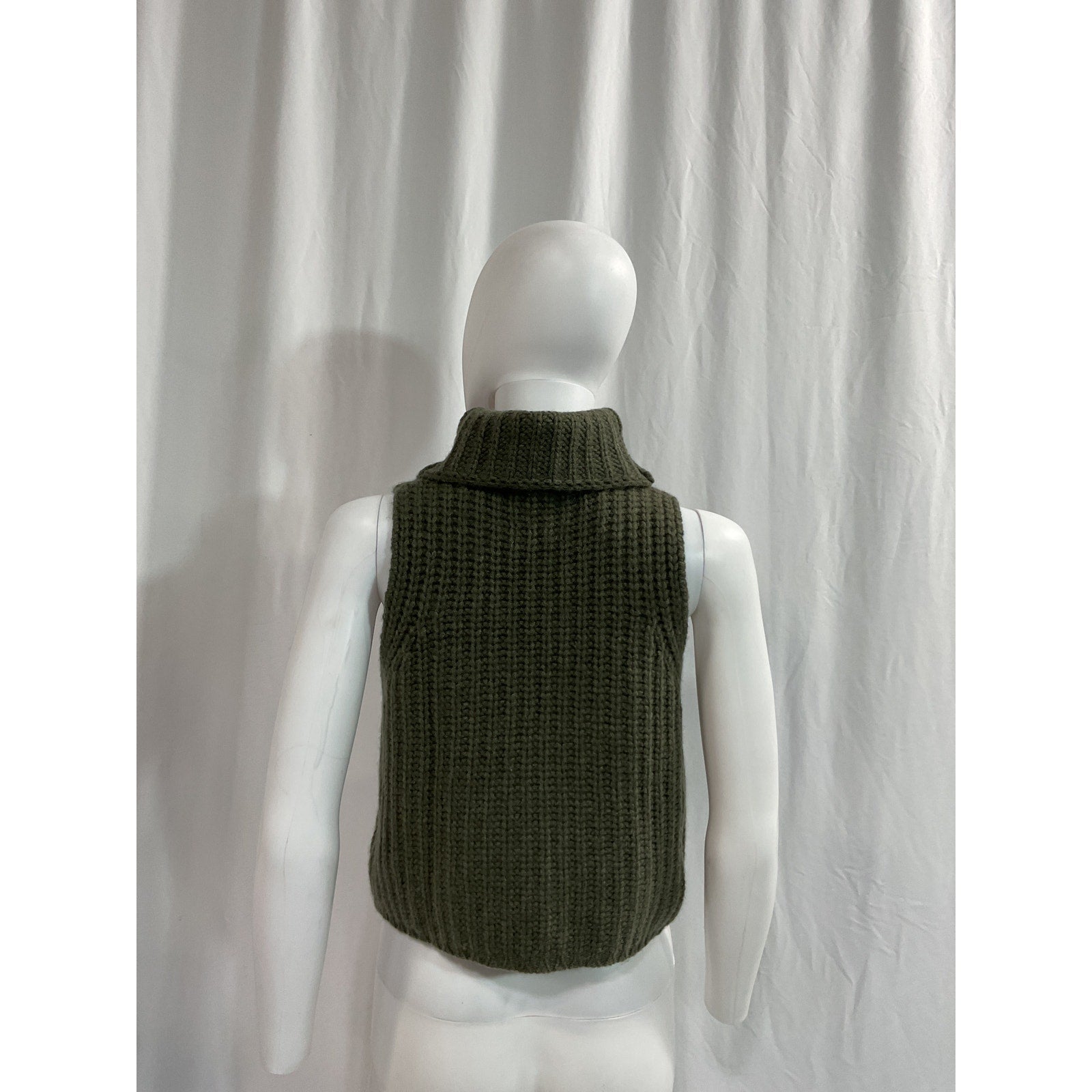 Sablyn 'Sablynsaige' Green Foldover Neckline Top Size S