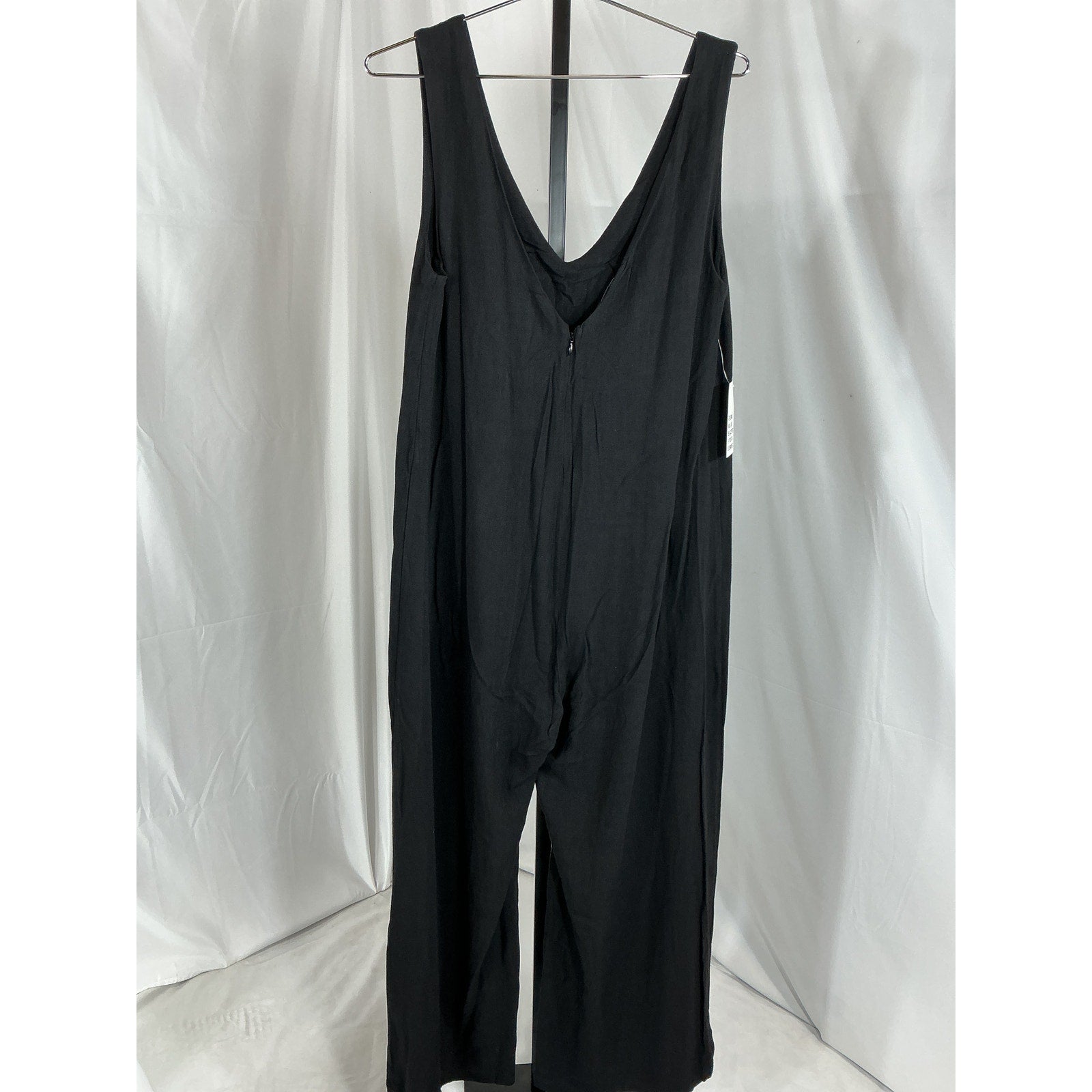Bumpsuit Linen Black Viscose Maternity Jumpsuit Size XS - NWT