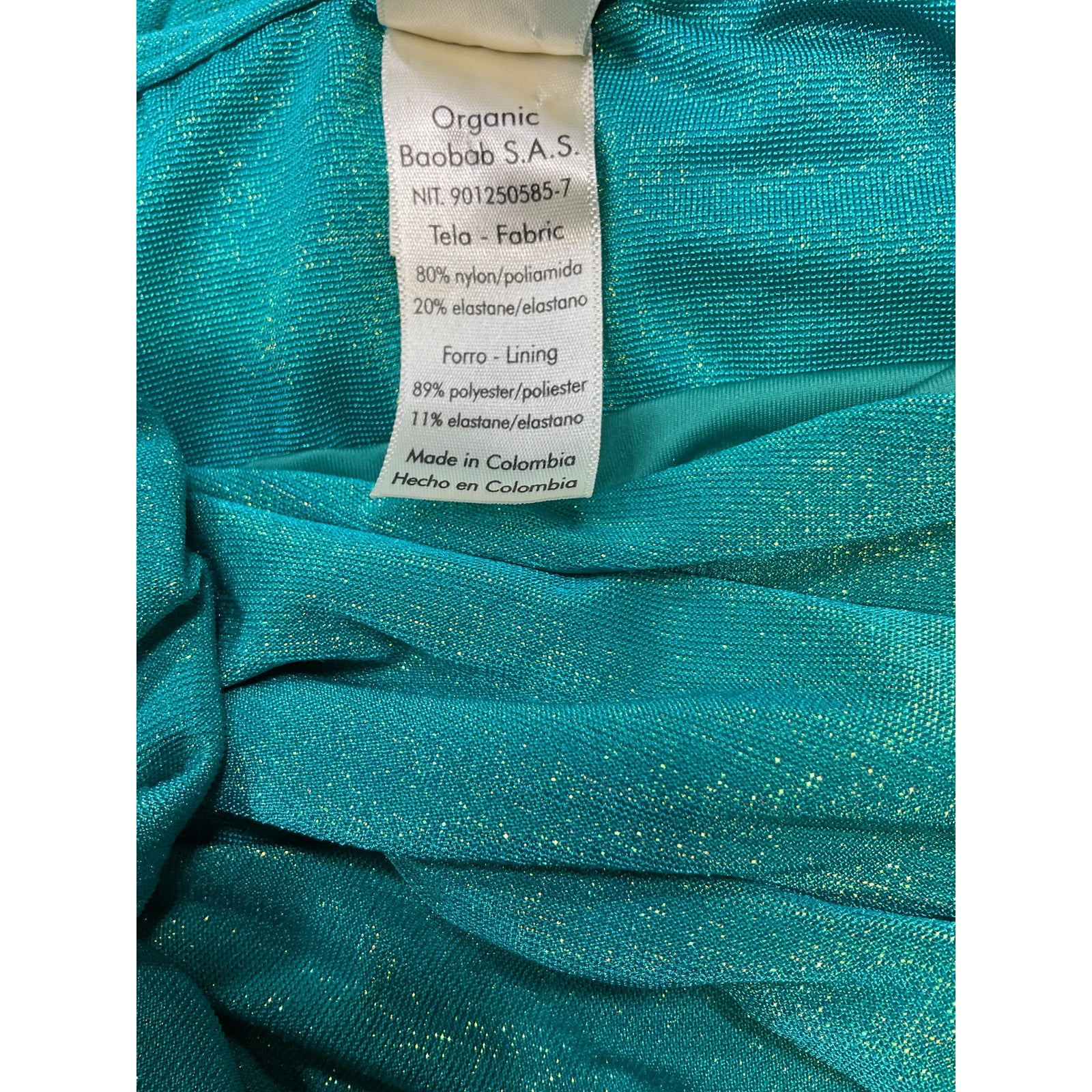 Baobab 'Noah' Blue Nylon Dress Size M