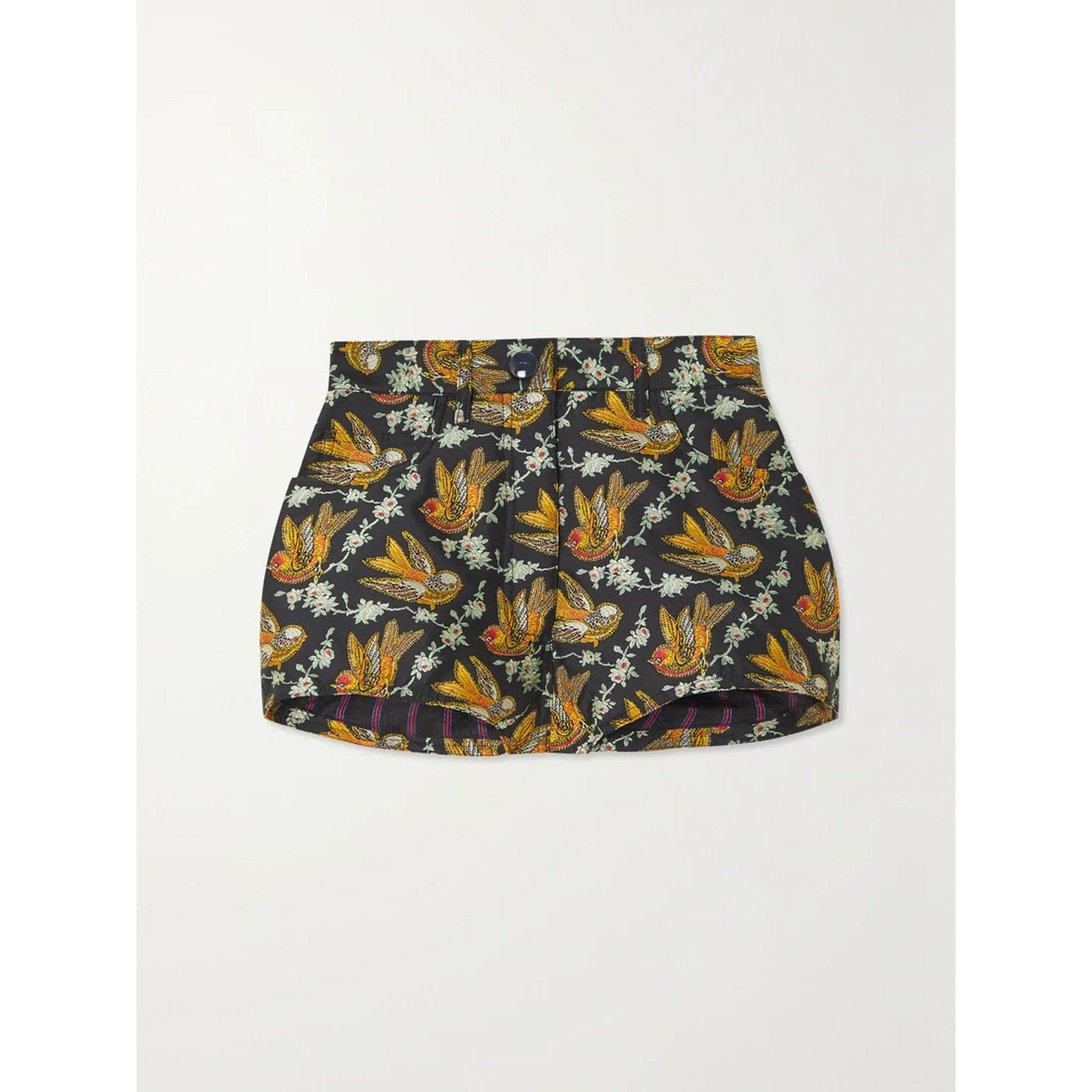 Etro 'Brocade' Black Shorts Size 2
