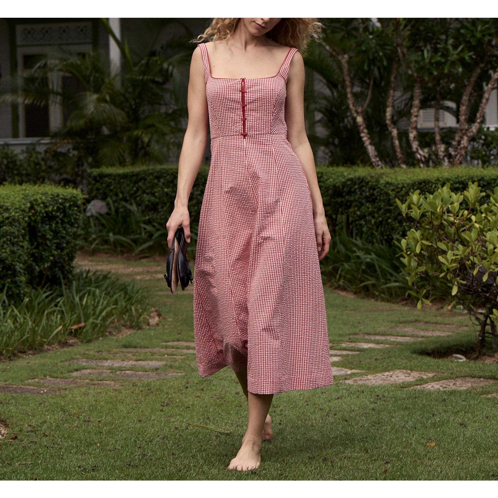 D�en 'Delaney' Pink Dress Size L