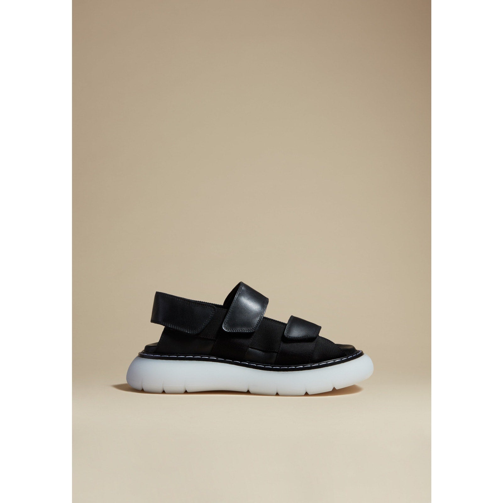 Khaite 'The Murray' Black Sandal Size 6