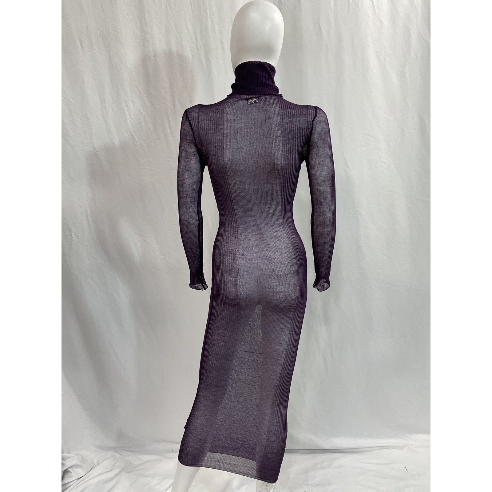 Ser.O.Ya 'Christine' Black Long Sleeve Turtleneck Dress Size S