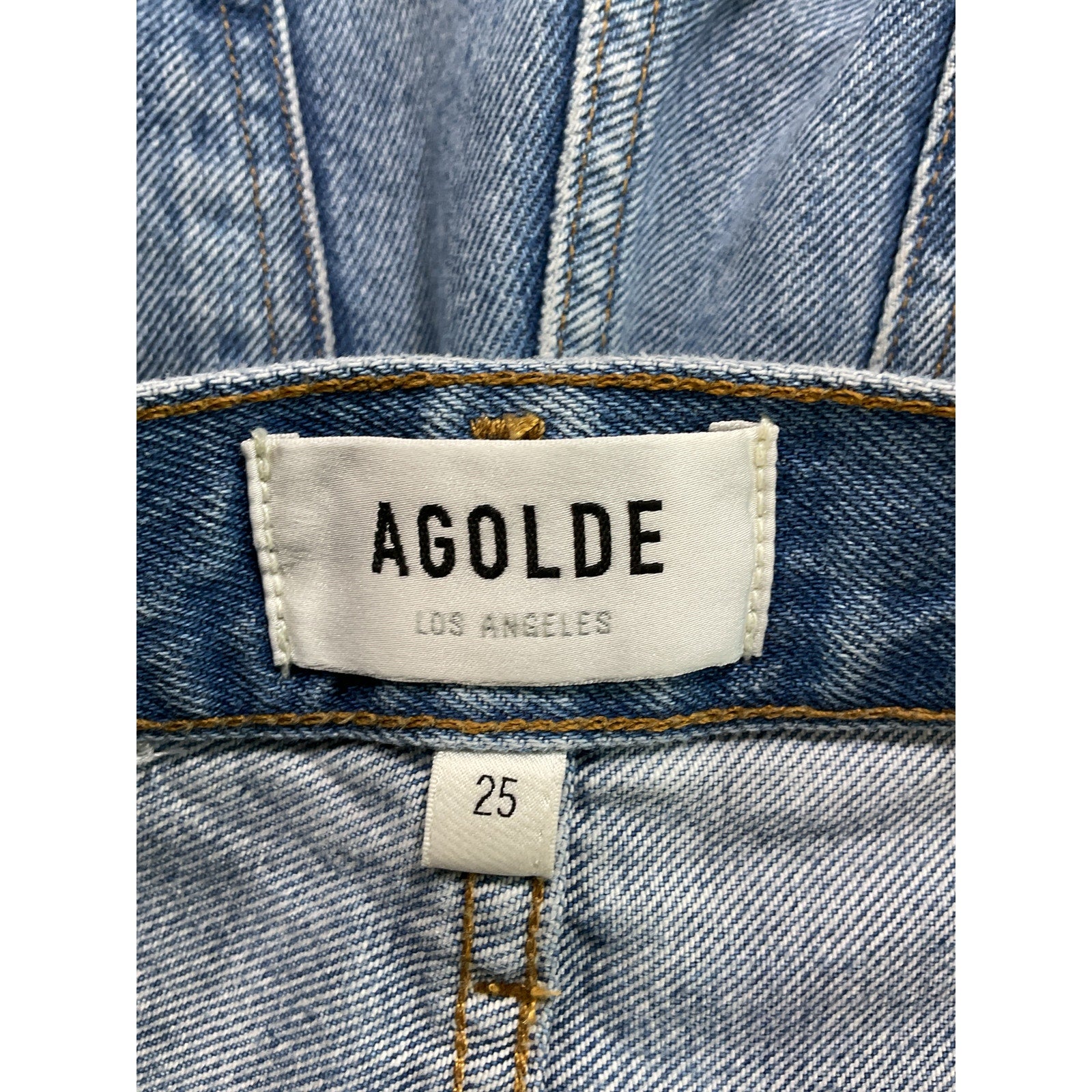 Agolde '90's' Blue Crop Denim Jean Size 25