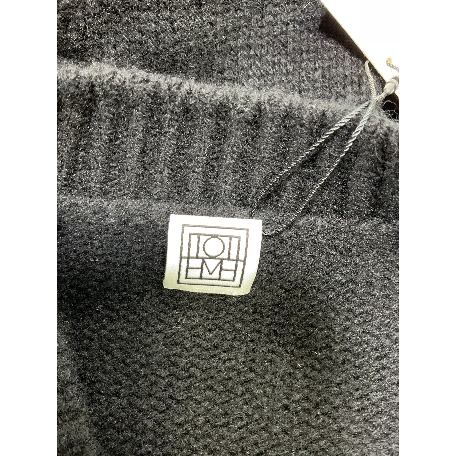Toteme Wool And Cashmere-Blend Black V Neck Sweater Size XS