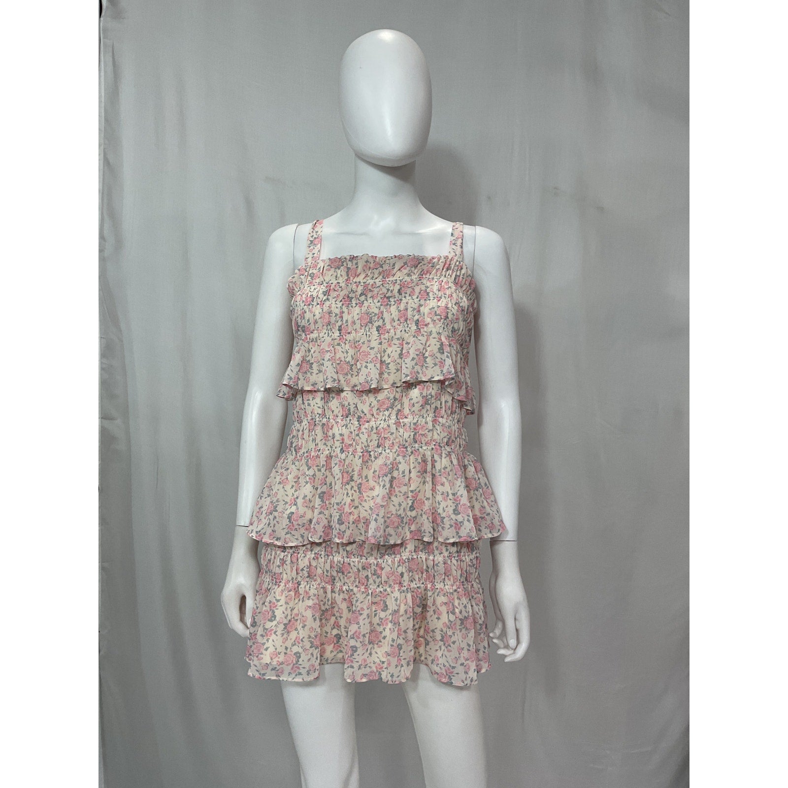 Tularosa 'Gloria' Pink Chiffon Dress Size M