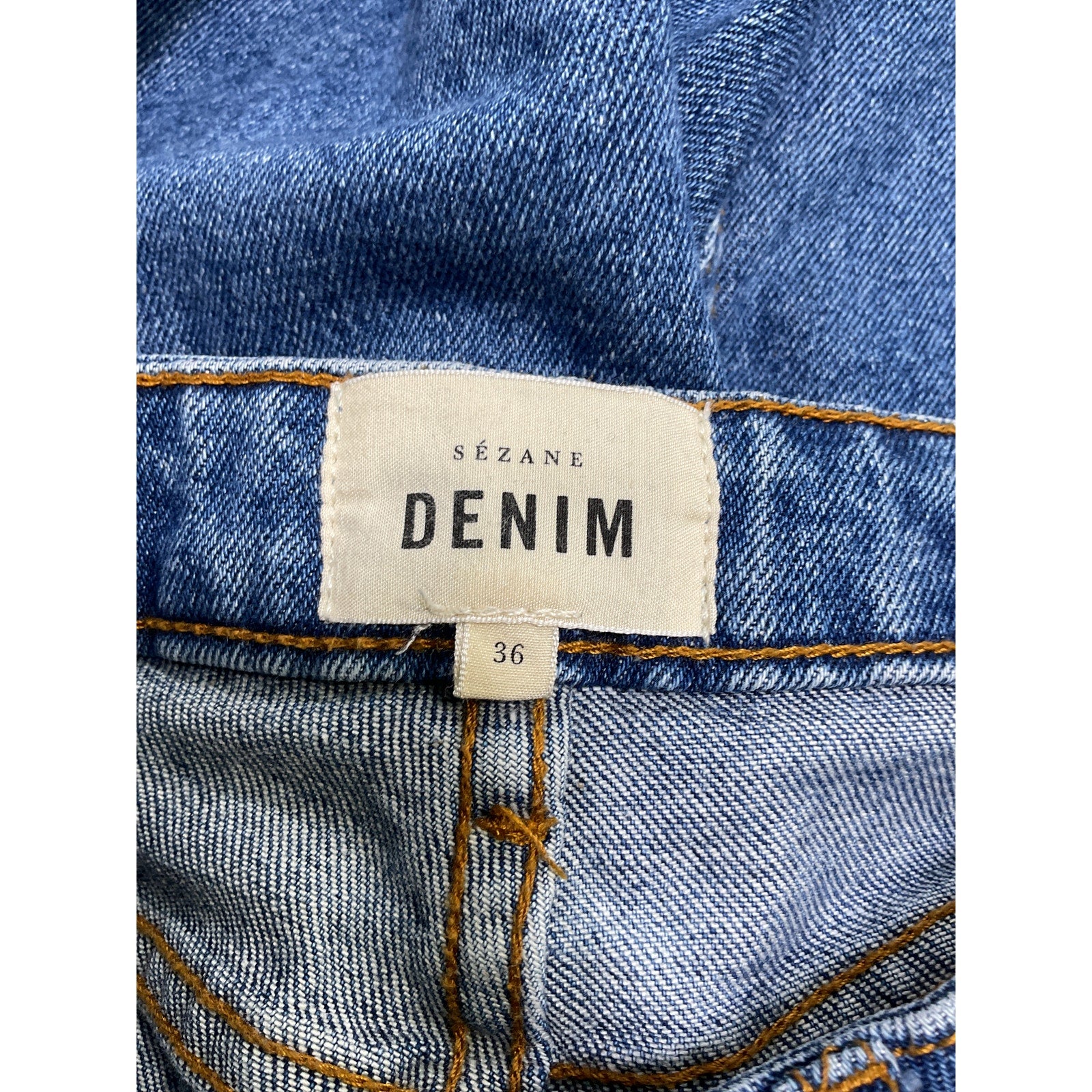 S�zane 'Brut' Blue Cotton Sexy Jean Size 36