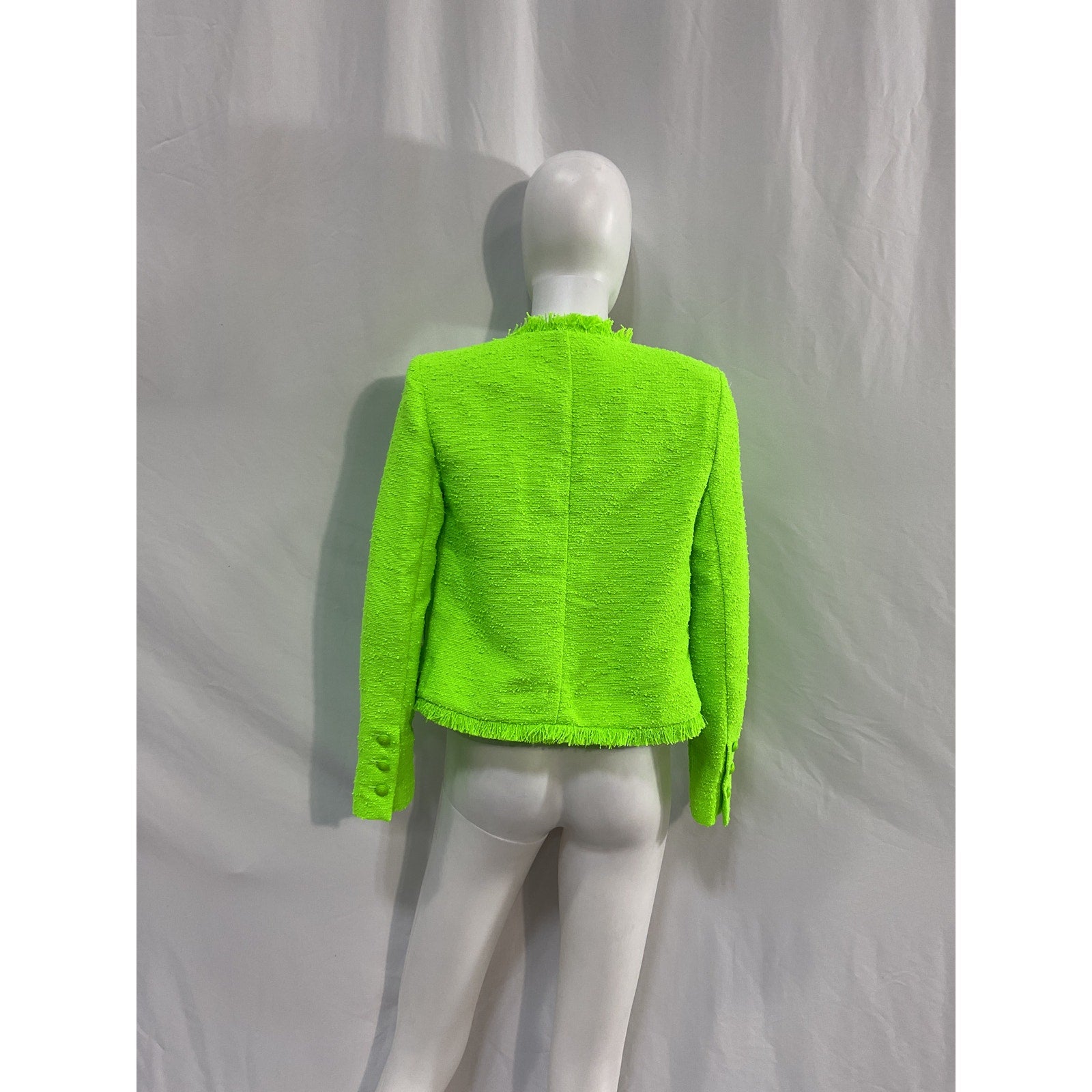 L'Agence 'Angelina' Green Polyester Blazer Size 0