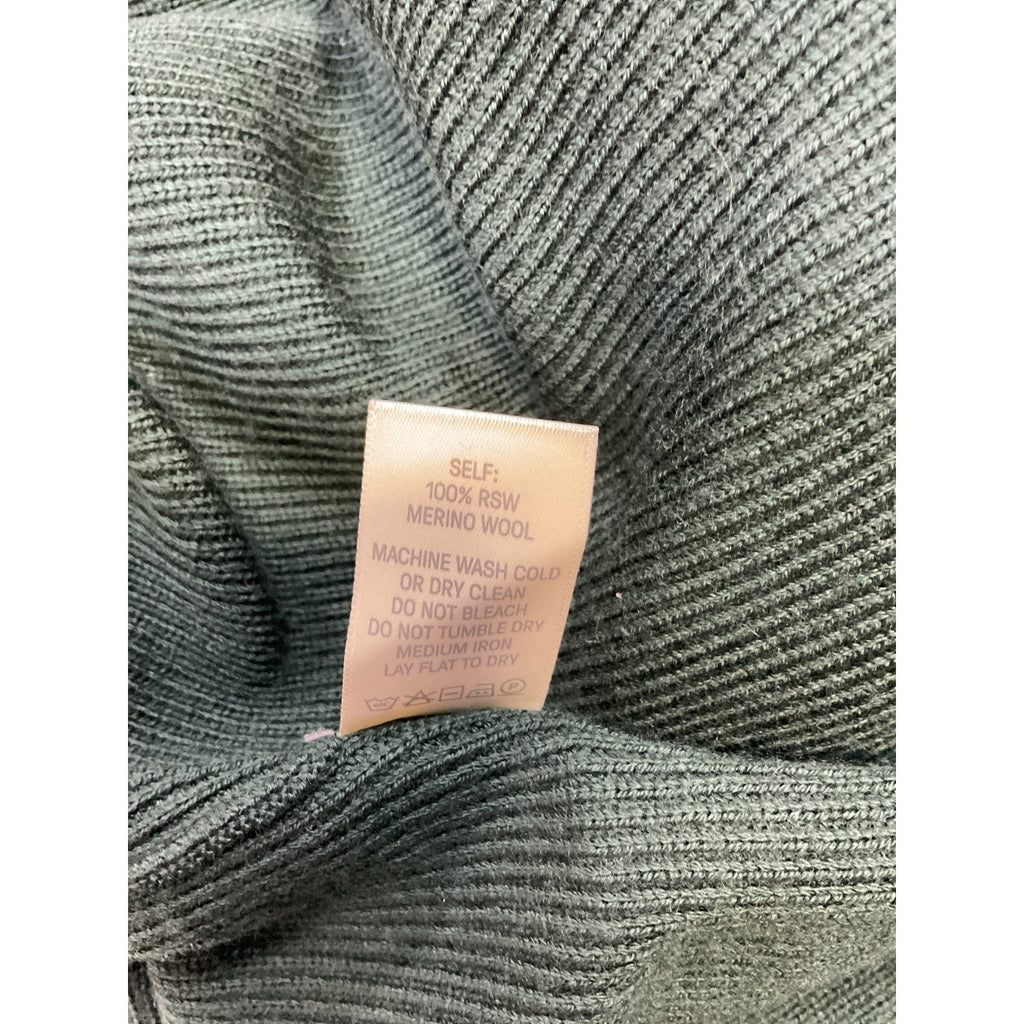 Lapointe Green Merino Wool Slim Maxi Skirt Size M