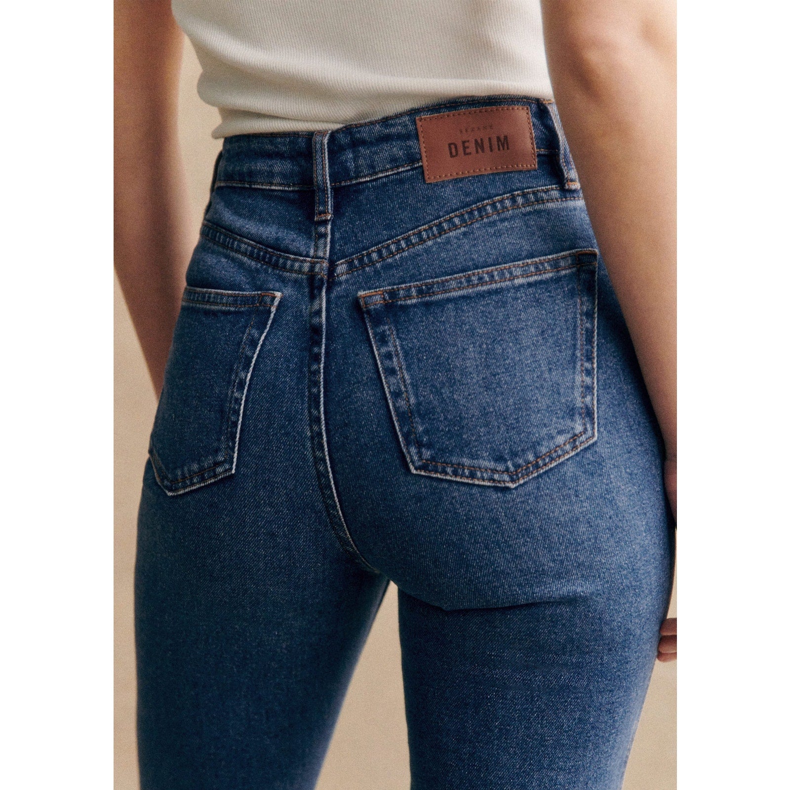 S�zane 'Brut' Blue Cotton Sexy Denim Jean Size 6