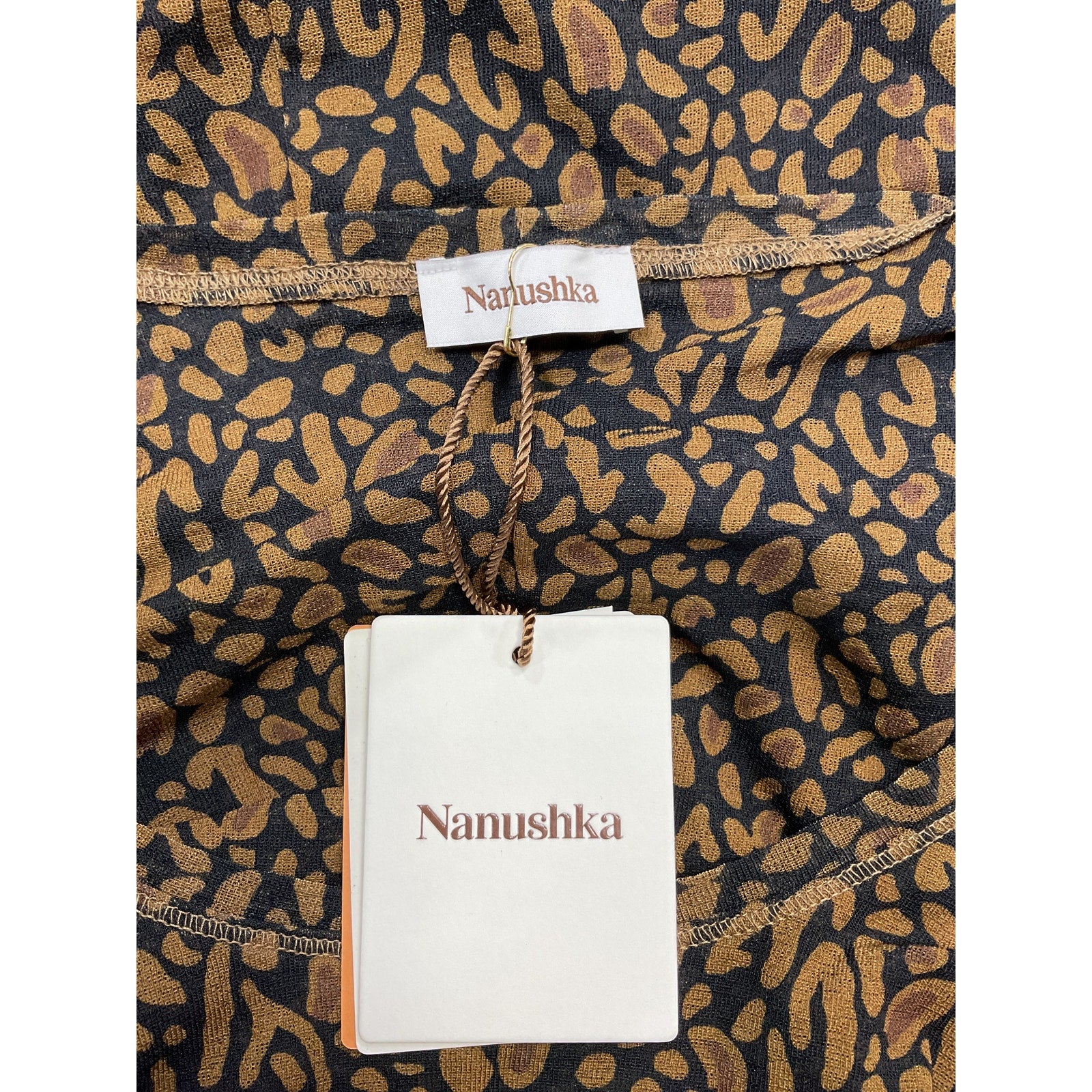 Nanushka 'Cathleen' Brown Dress Size XS - NWT
