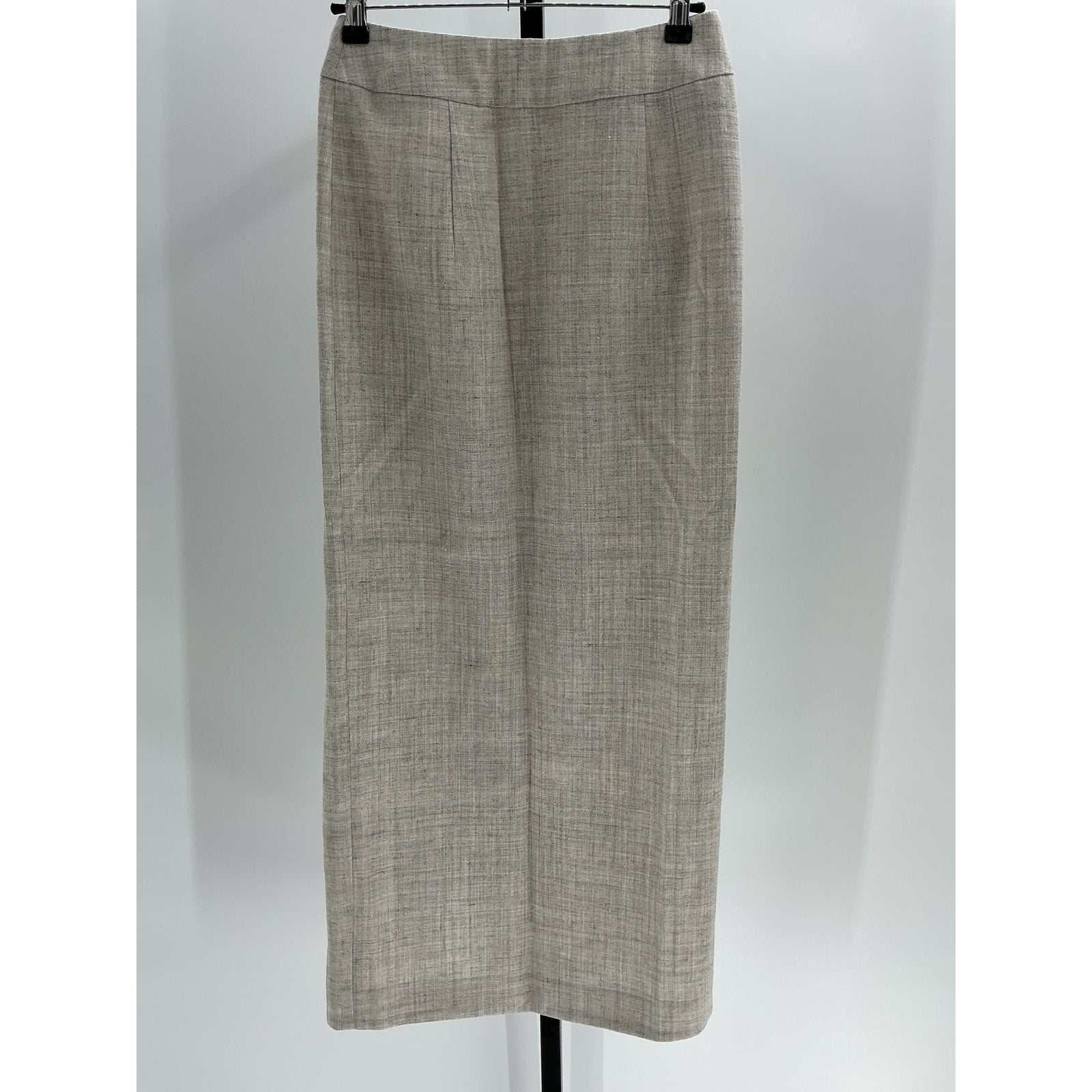 R�he 'Overlap' Grey Viscose Skirt Size 36