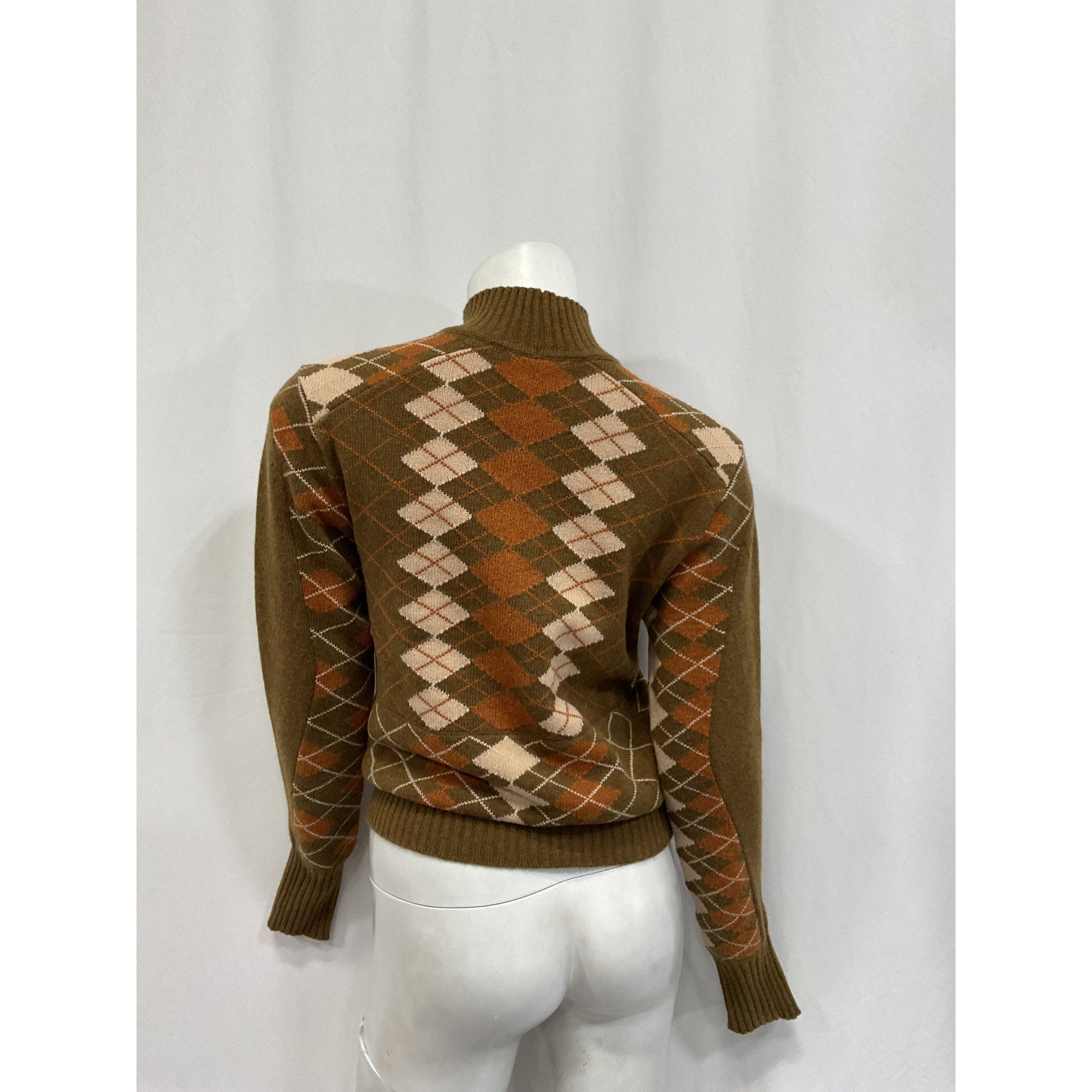 Chlo� 'Turtleneck' Brown Long Sleeve Sweater Size XS