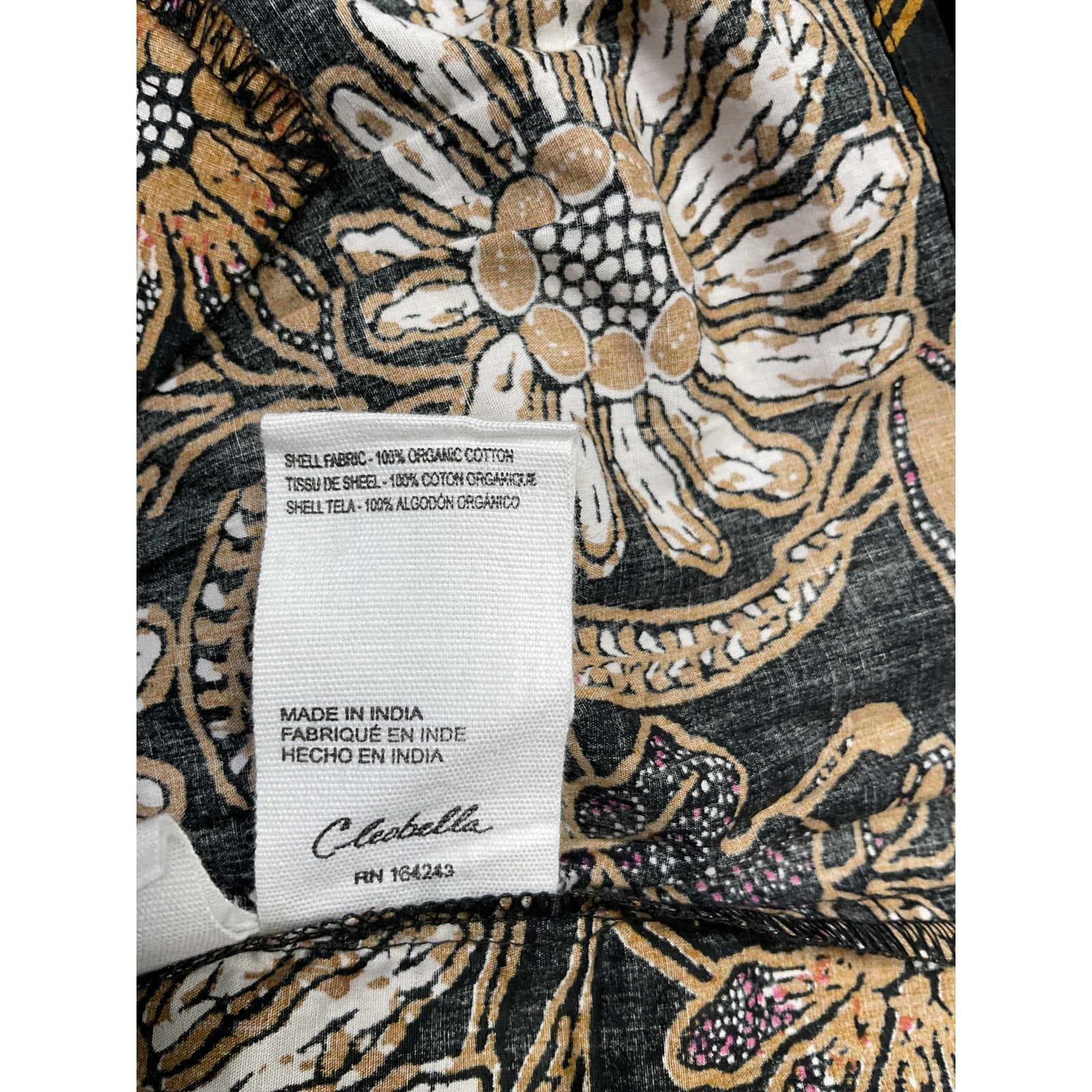Cleobella 'Tilda' Black Poplin Mini Dress Size M