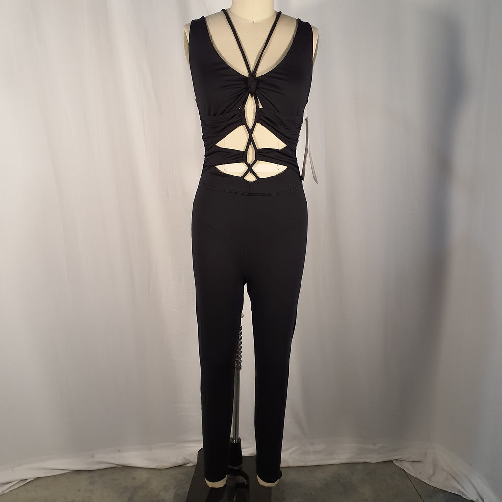 Patbo 'Spaghetti' Black Tied Onesie Size M - NWT