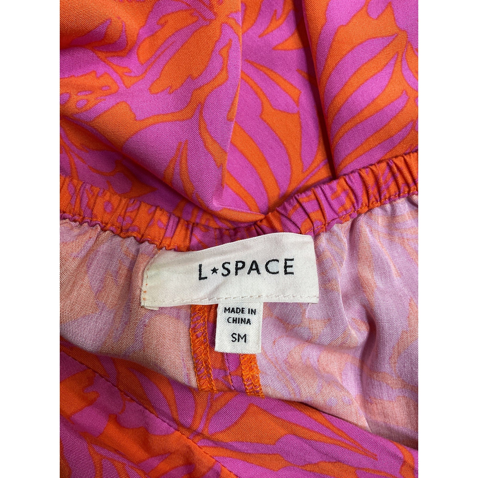 Lspace 'Mia' Pink Rayon Cover Up Skirt Size S