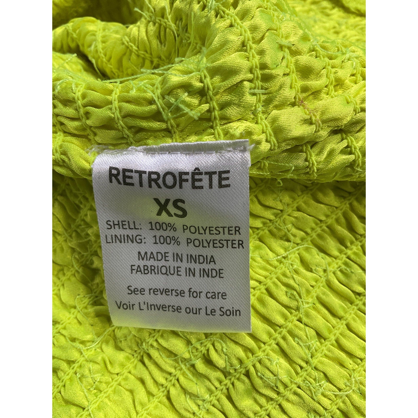 Retrof�te 'Felicity' Green Dress Size XS