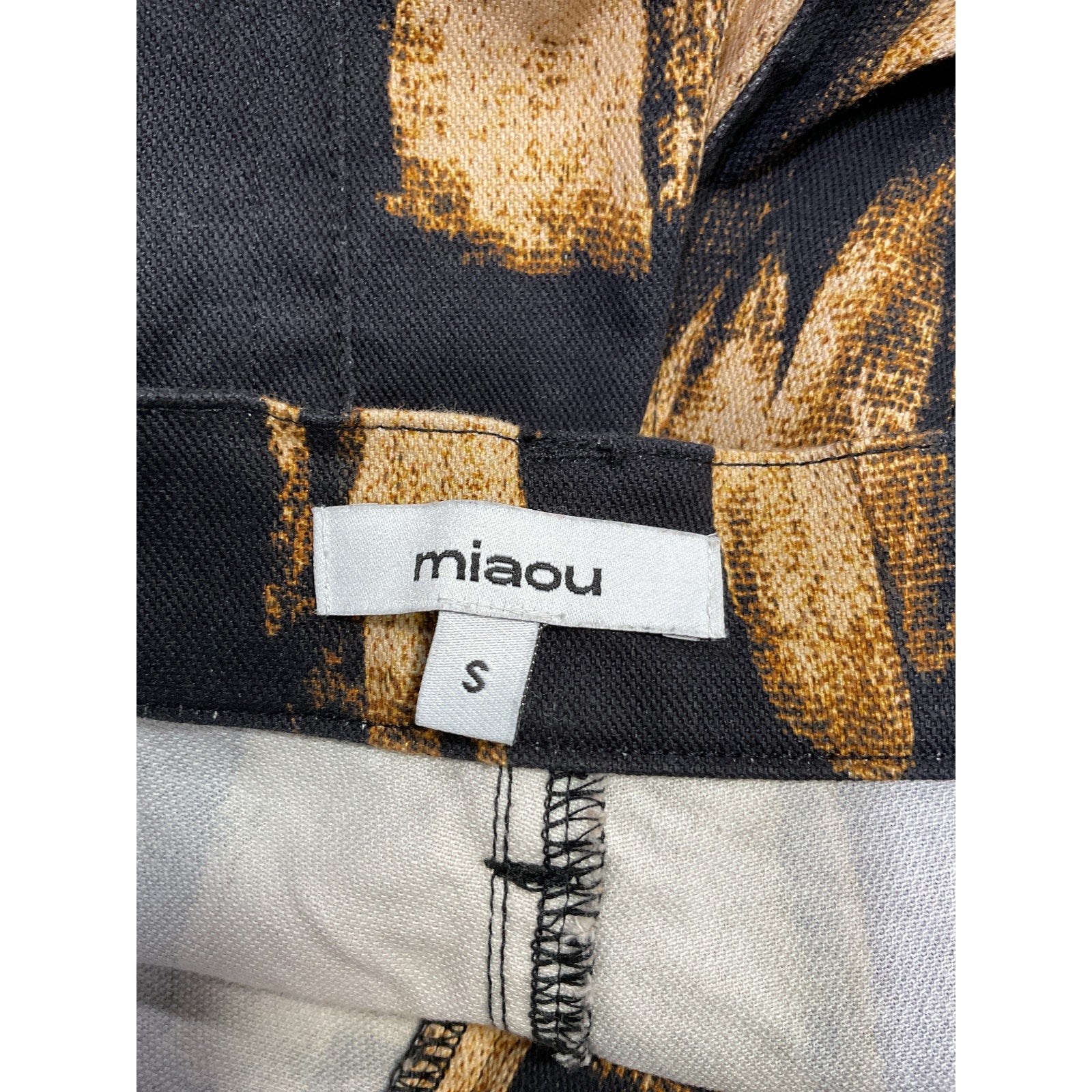 Miaou 'Fargo' Brown Twill Pant Size S