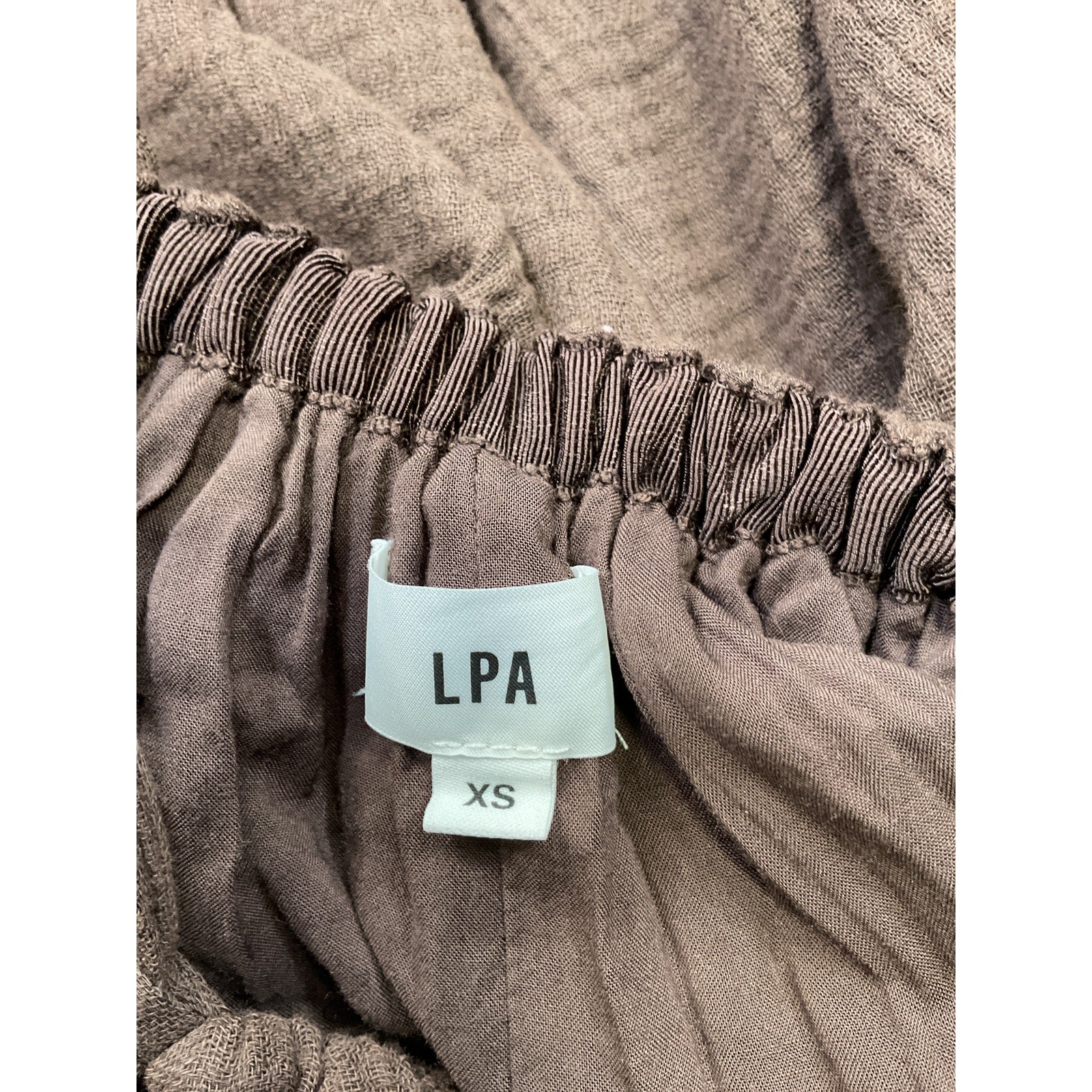 Lpa 'Adalia' Brown Cotton Dress Size XS