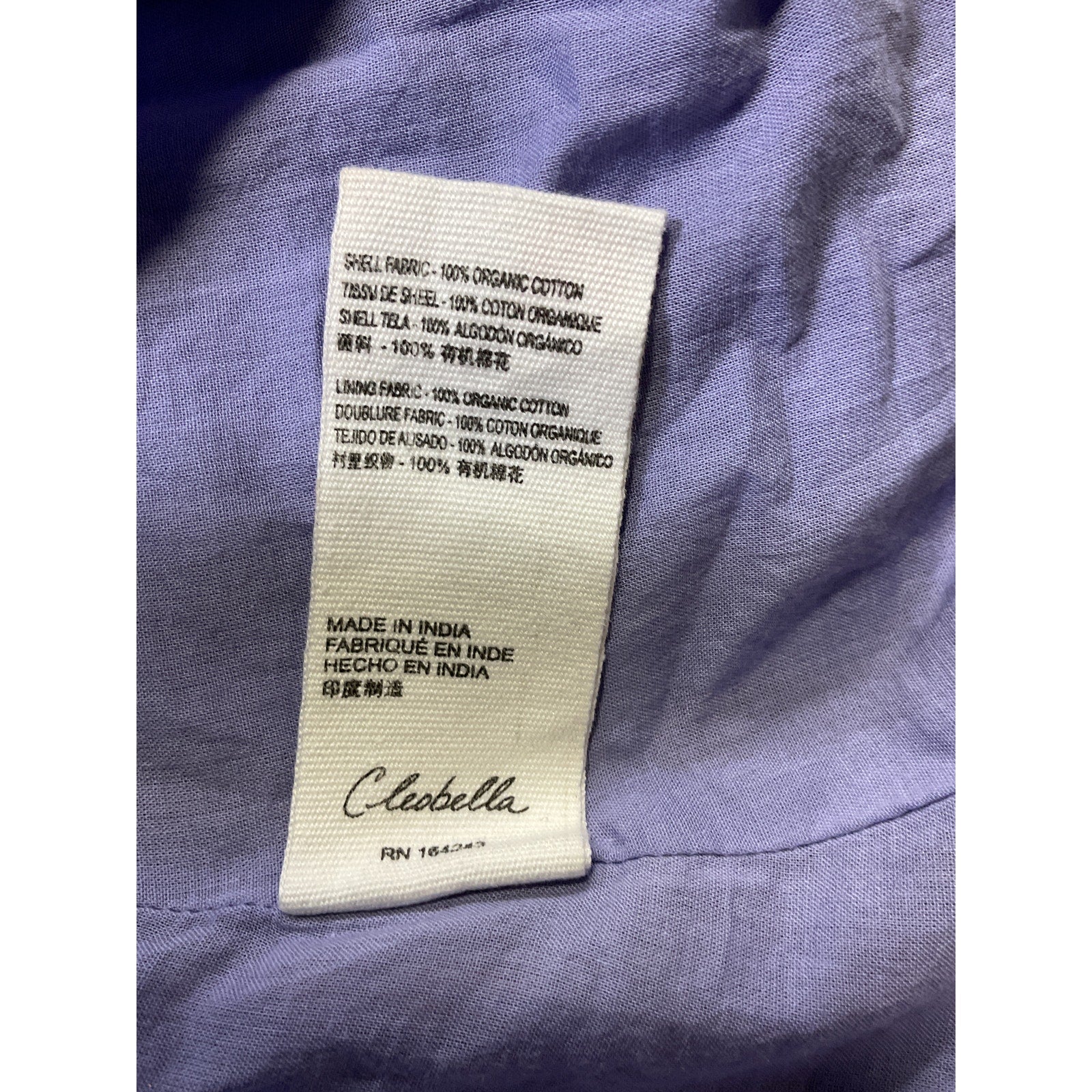 Cleobella 'Hattie' Purple Voile Mini Dress Size S