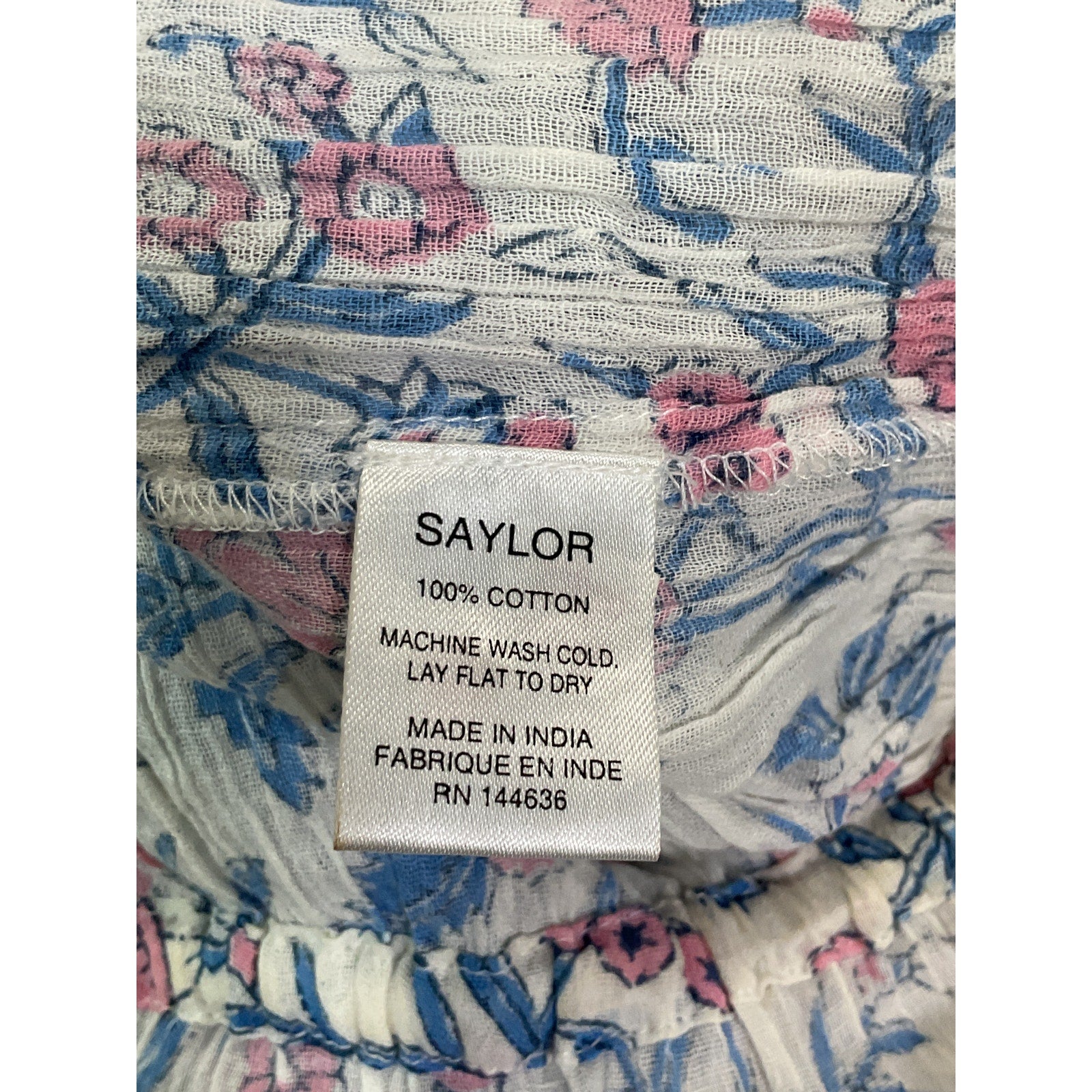 Saylor 'Katrina' Blue Skirt And Top Set Size XS