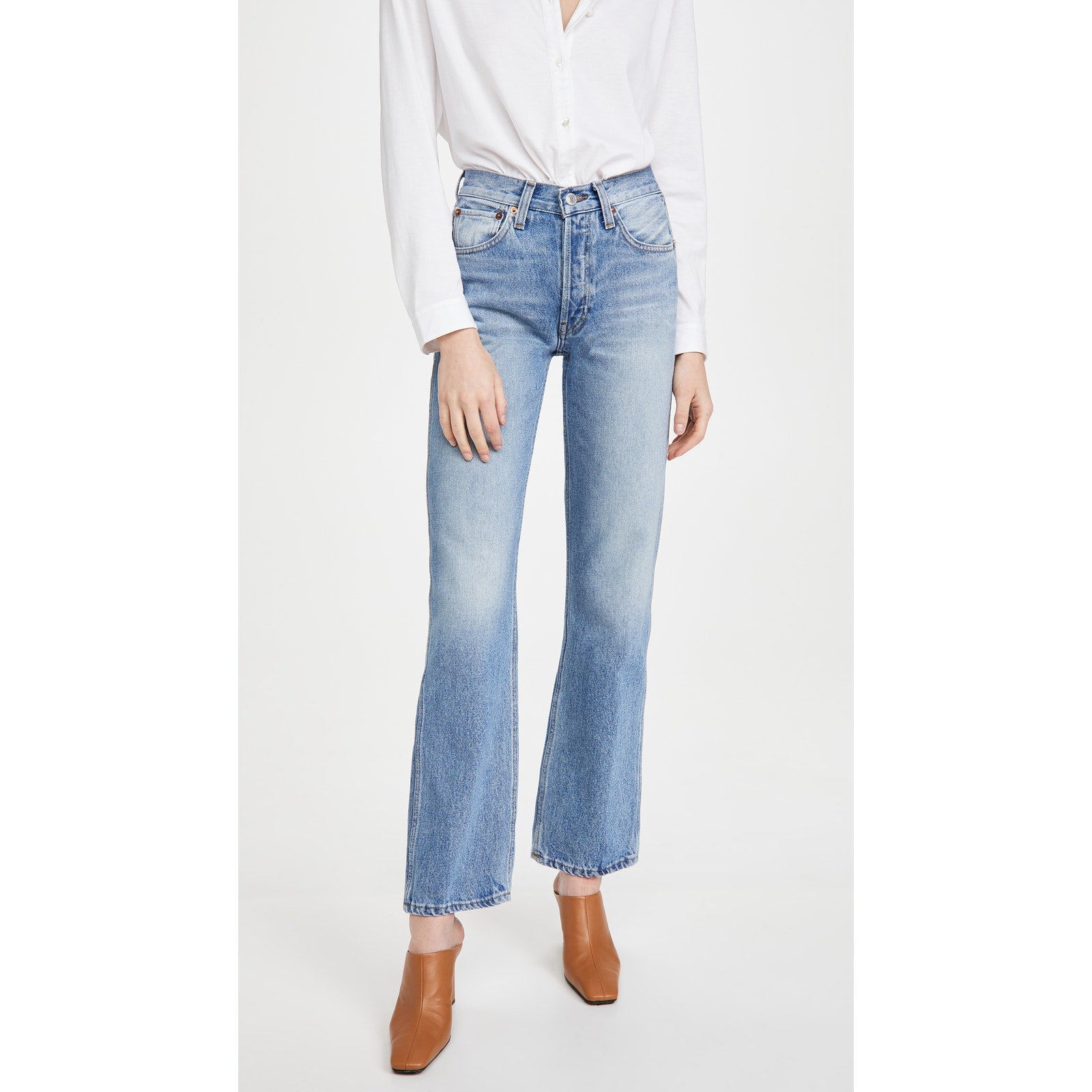 Re/Done '90s' Blue High Rise Loose Denim Jeans Size 29