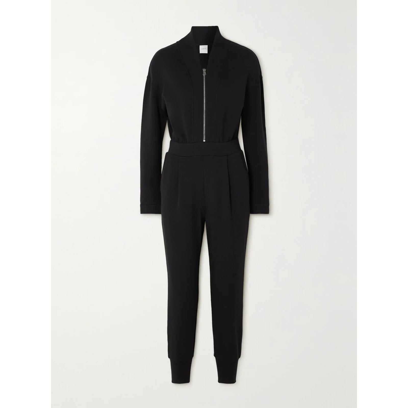 Varley 'Talia' Black Stretch-Jersey Jumpsuit Size M - NWT