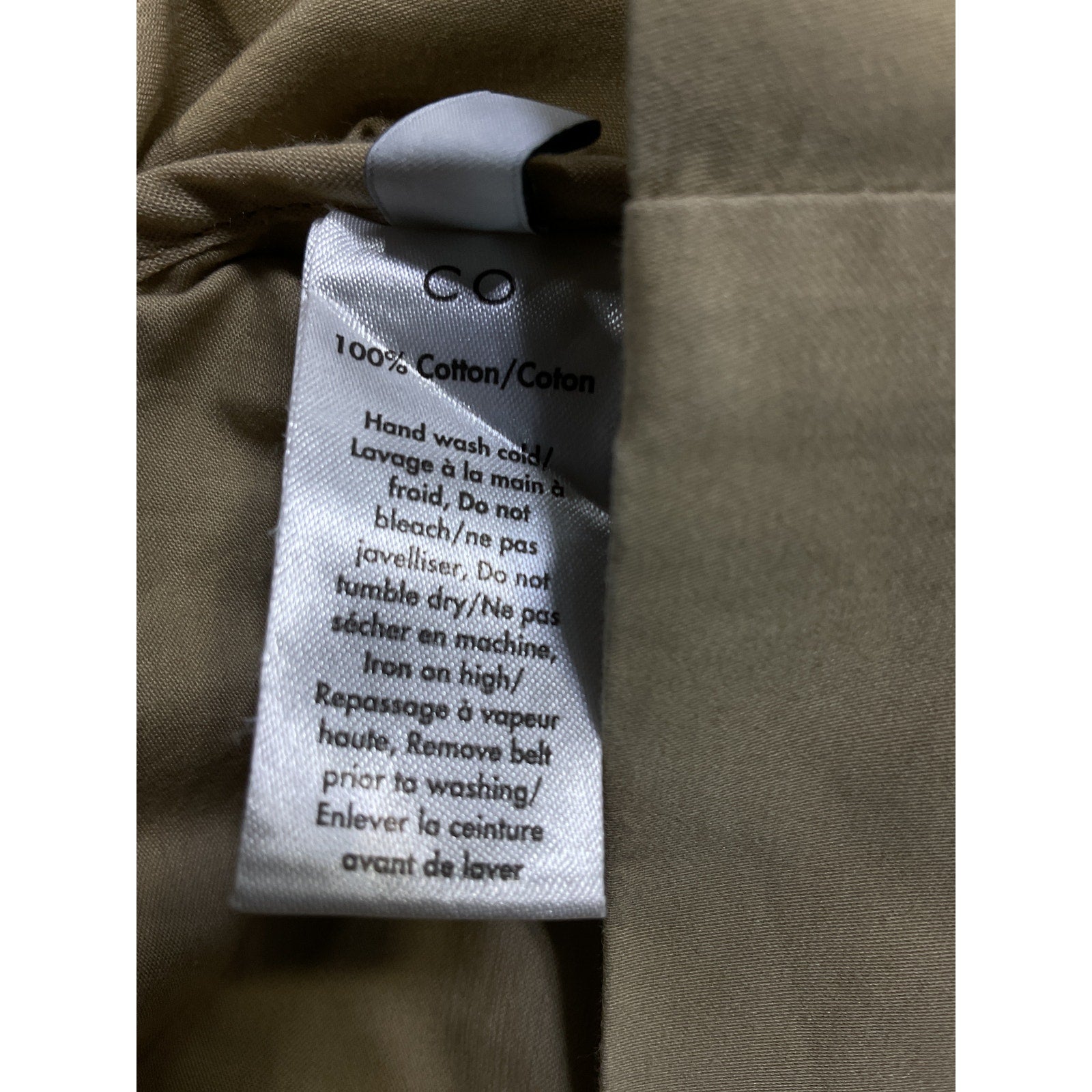 Co. Knee Length Beige Dress Size XS