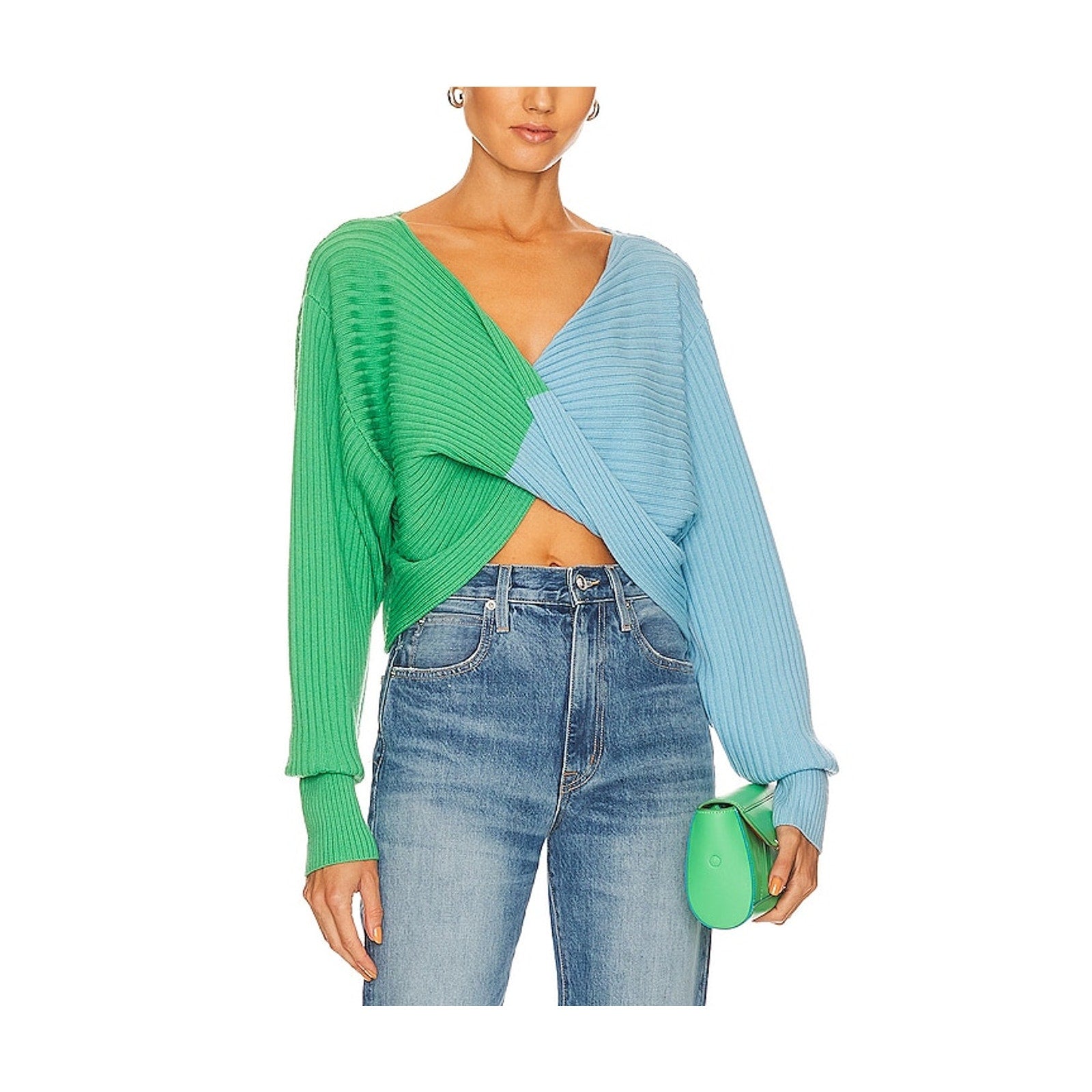 Amur 'Cruz' Green Twist Sweater Size XS