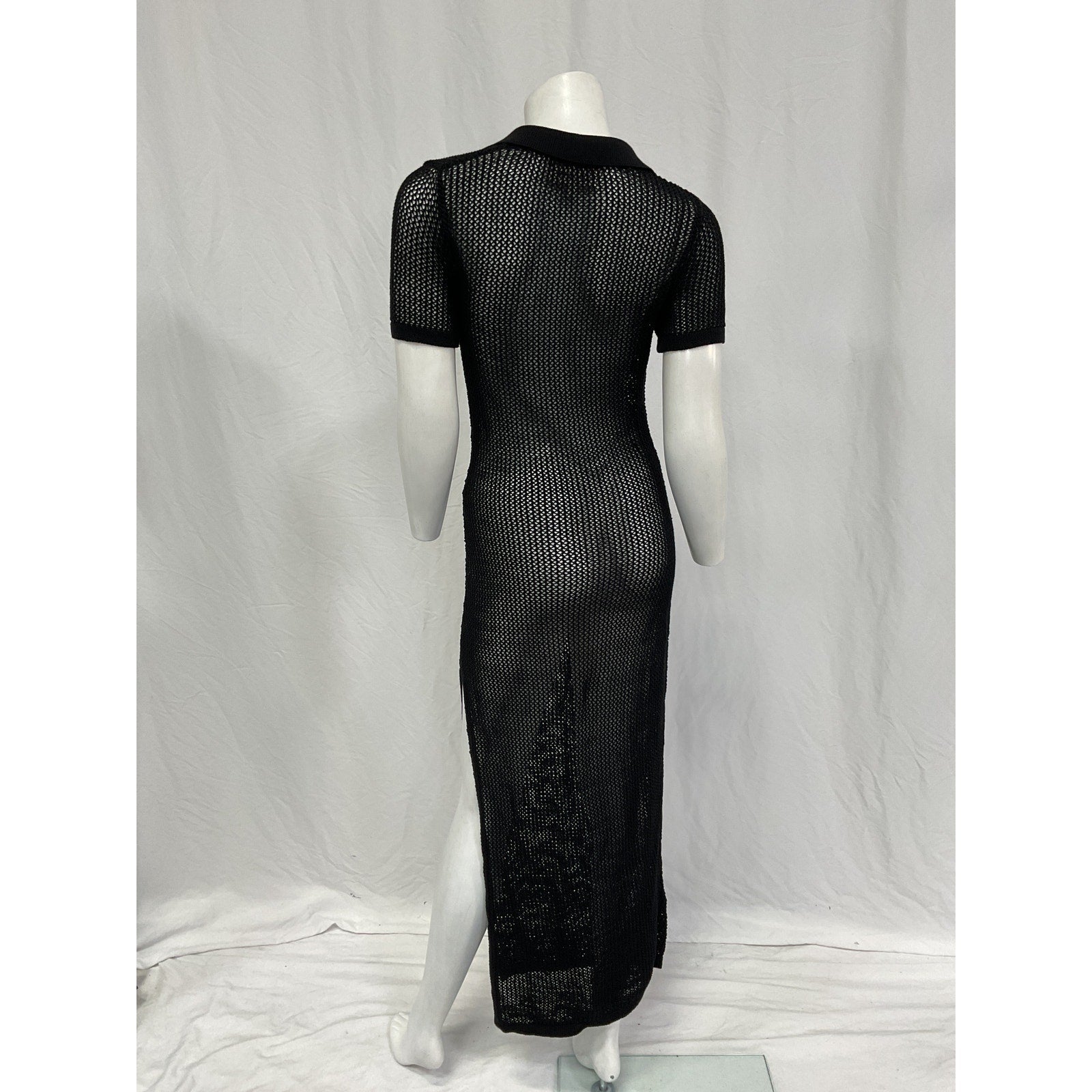 Lspace 'Sydney' Black Polyester Cover Up Size XS