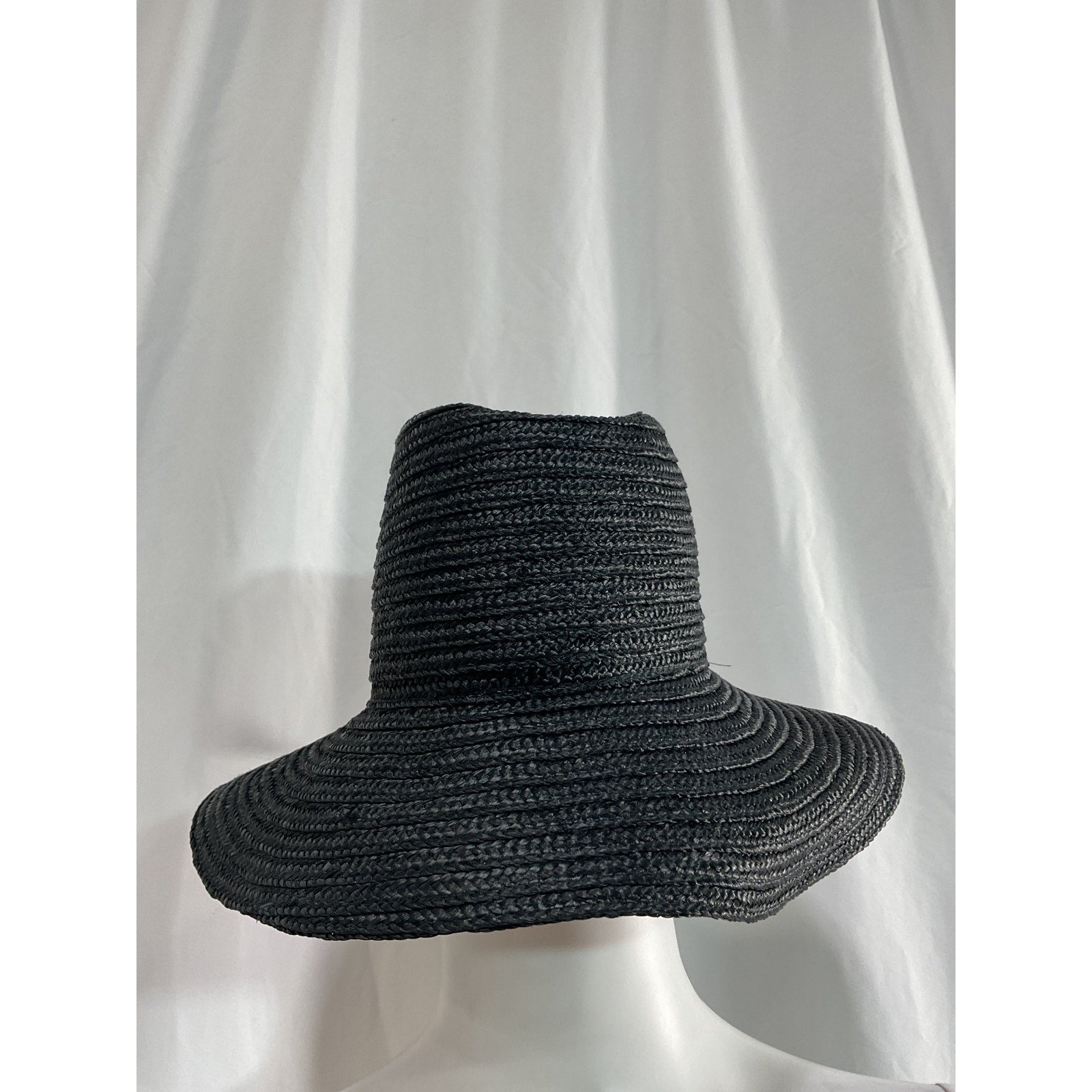Toteme 'Raffia' Black Panama Hat Size XS