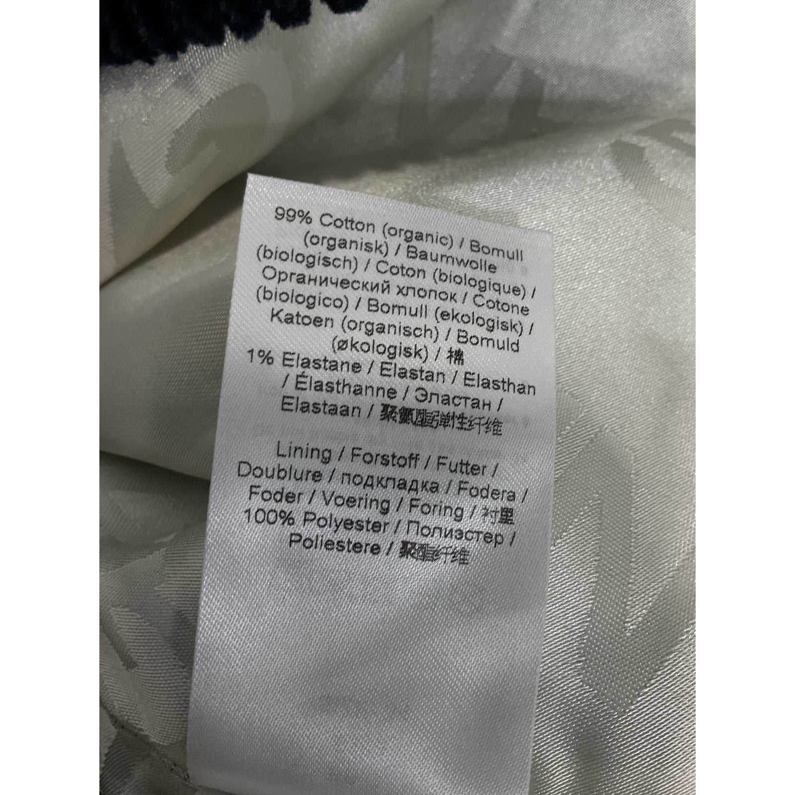 Ganni 'Organic' Navy Organic Cotton Corduroy Mini Skirt Size 2