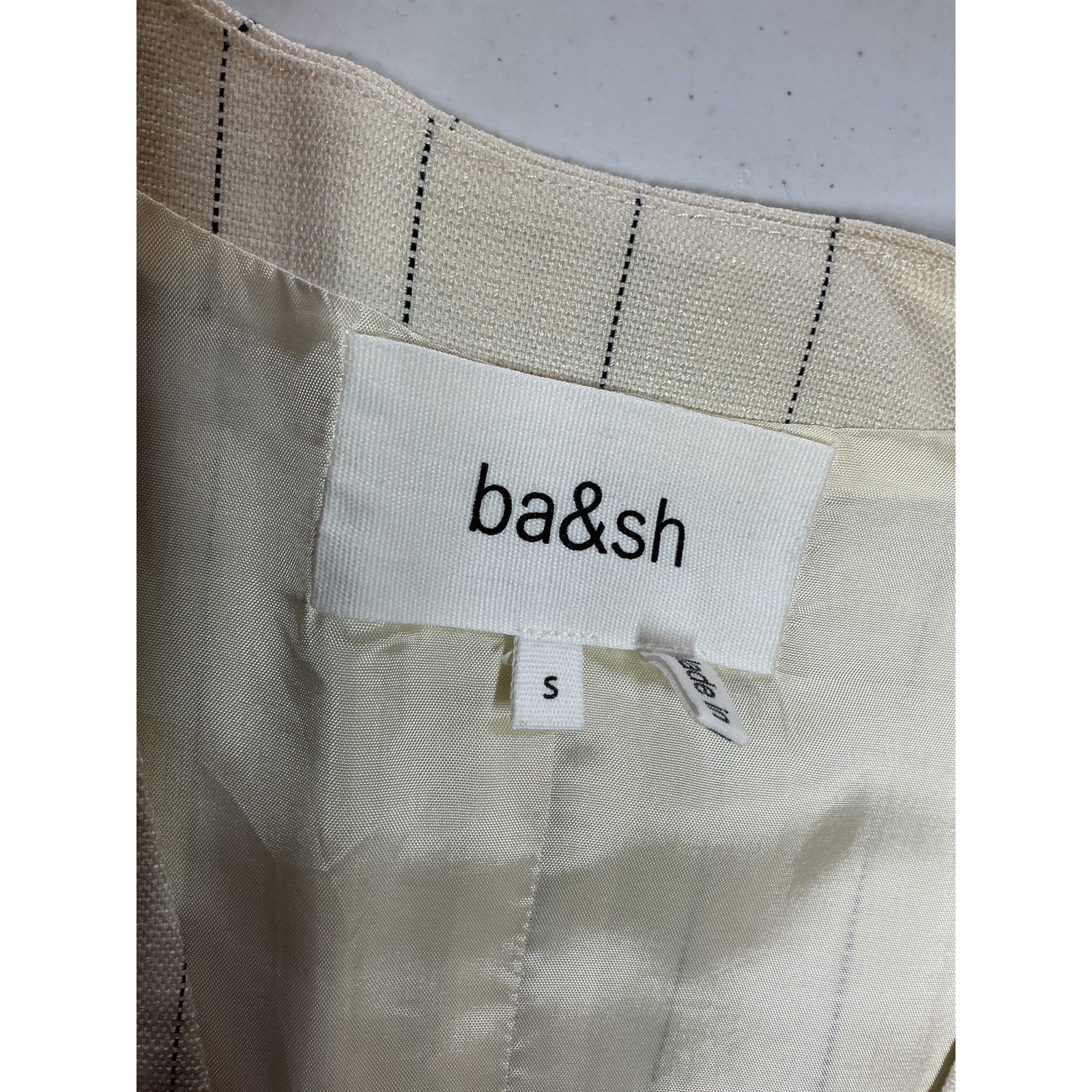 Ba&Sh 'Gilet' White Viscose Erita Vest Size 1 / S