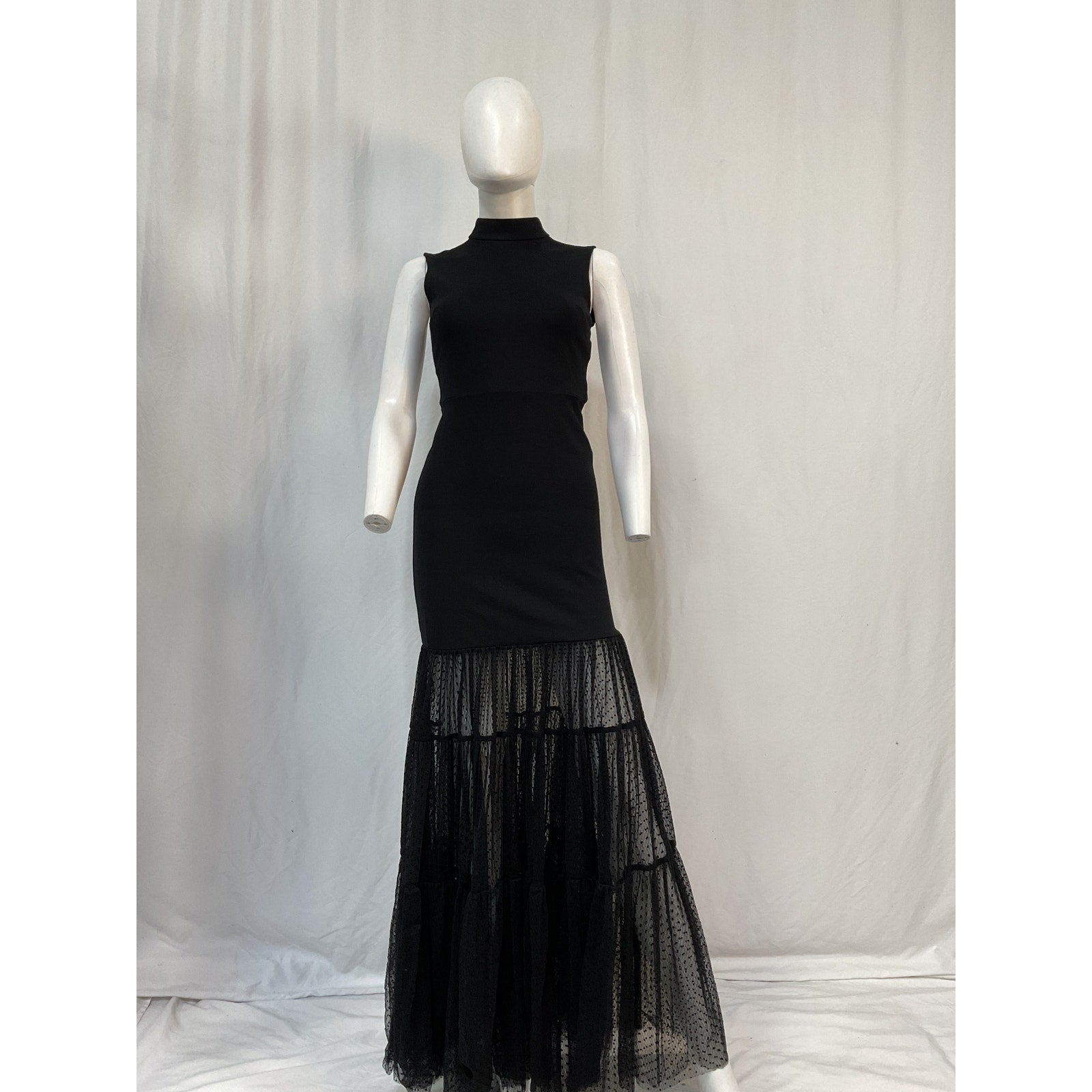 Staud 'Daffodil' Black Rayon Dress Size XS