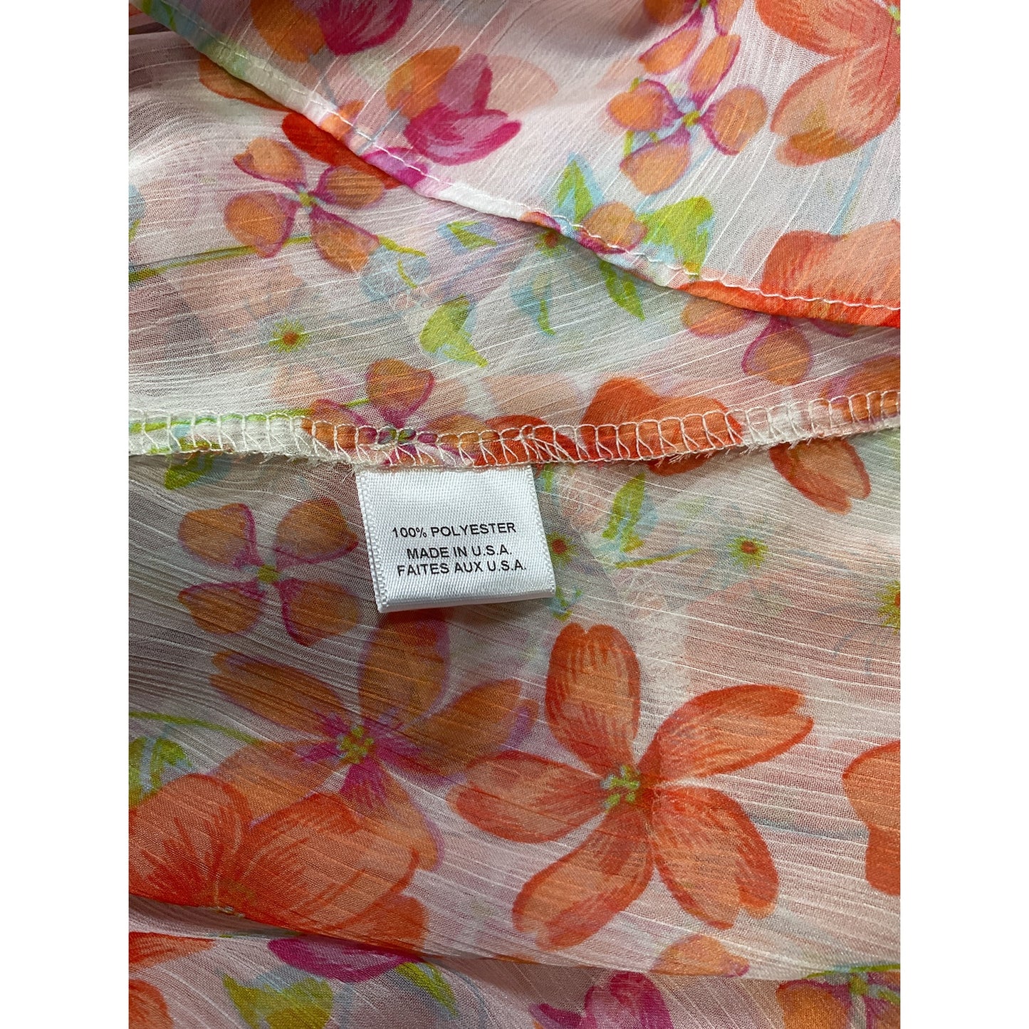 Misa Los Angeles 'Eloisa' Orange Polyester Dress Size S