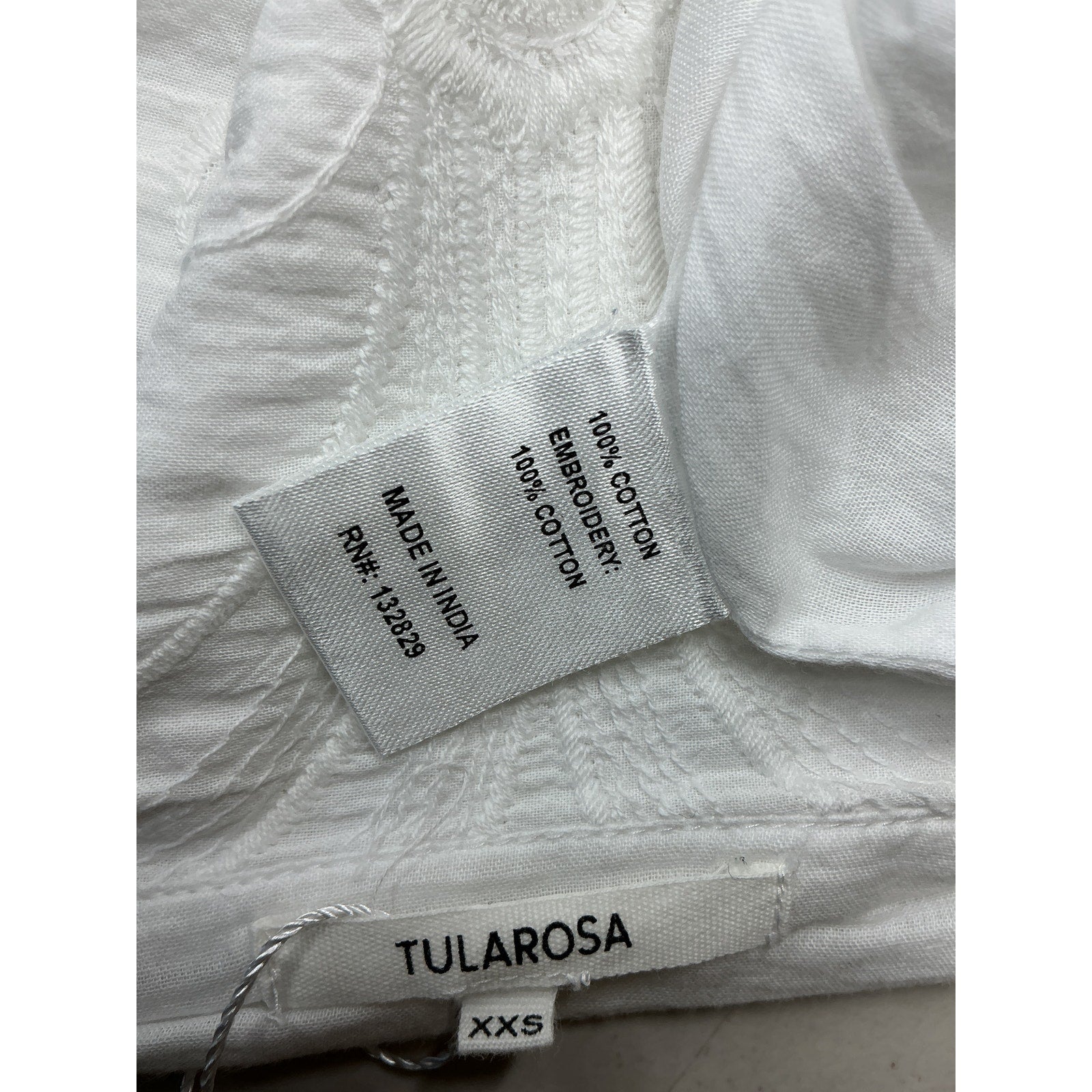 Tularosa 'August' White Cotton Skirt Size XXS