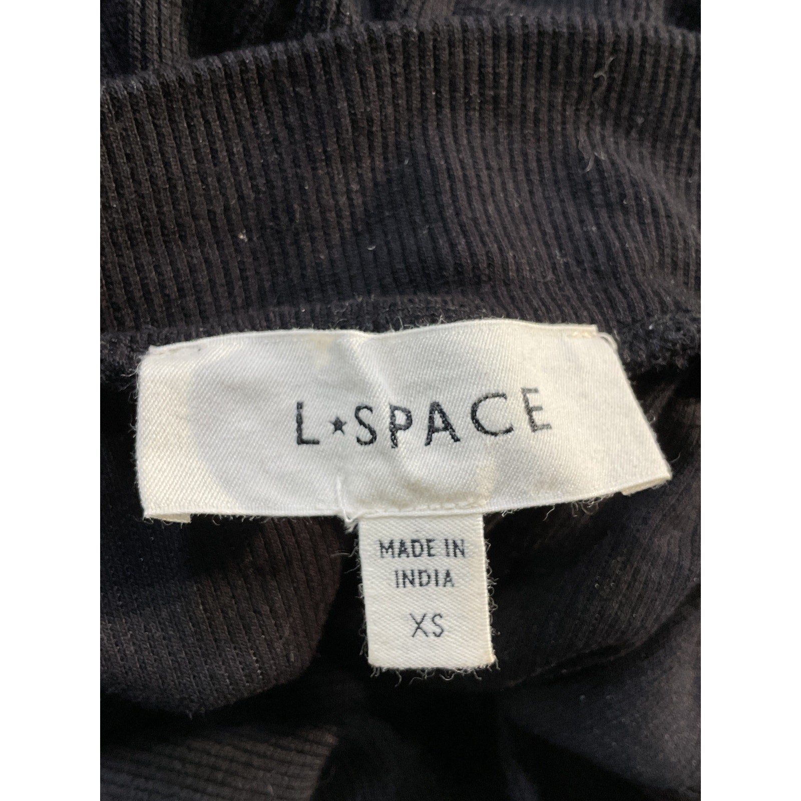L*Space 'Chandler' Black Mock Neck Cut Out Dress Size XS