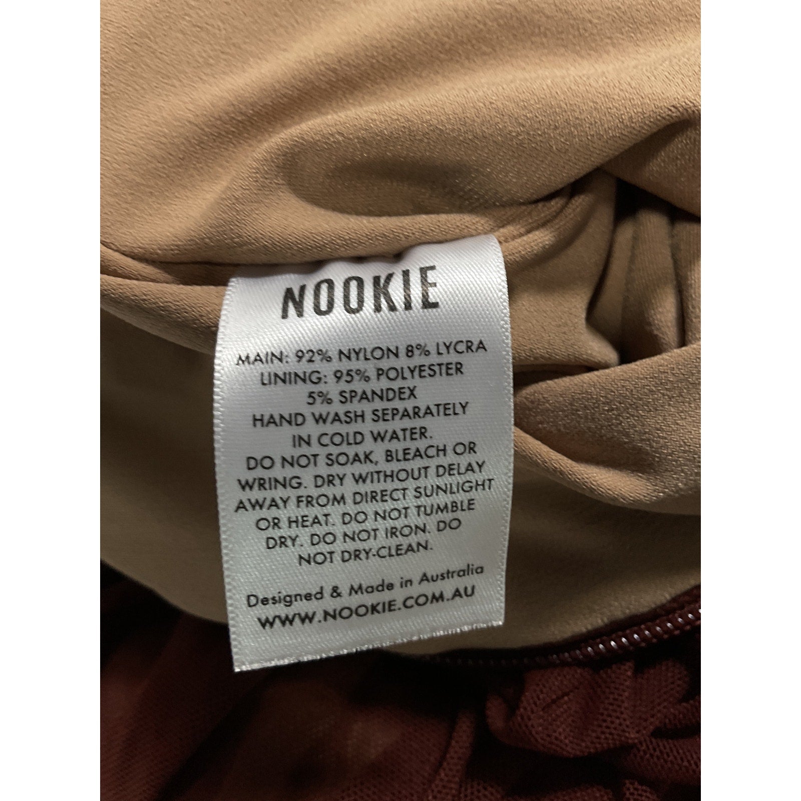 Nookie 'Dita' Red Mesh Off Shoulder Asymmetrical Gown Size M