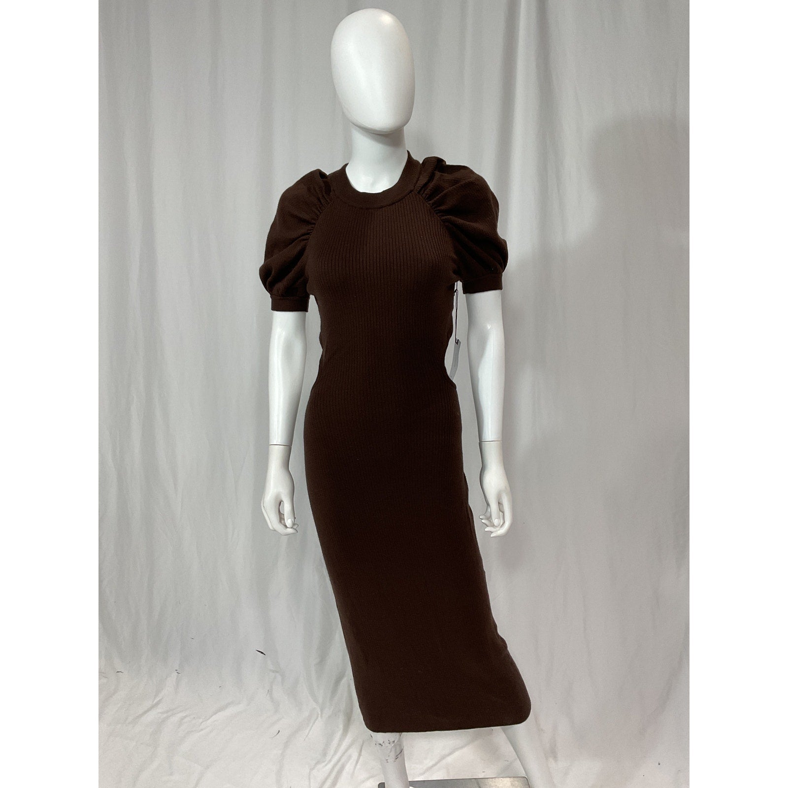 Lpa 'Clementine' Brown Cut Out Dress Size L - NWT