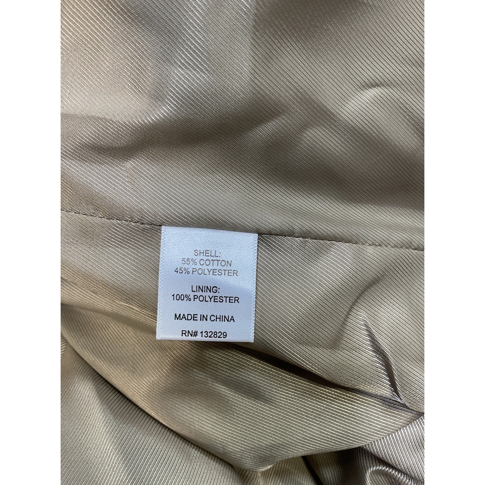 Eaves 'Lumi' Tan Cotton Mini Dress Size S